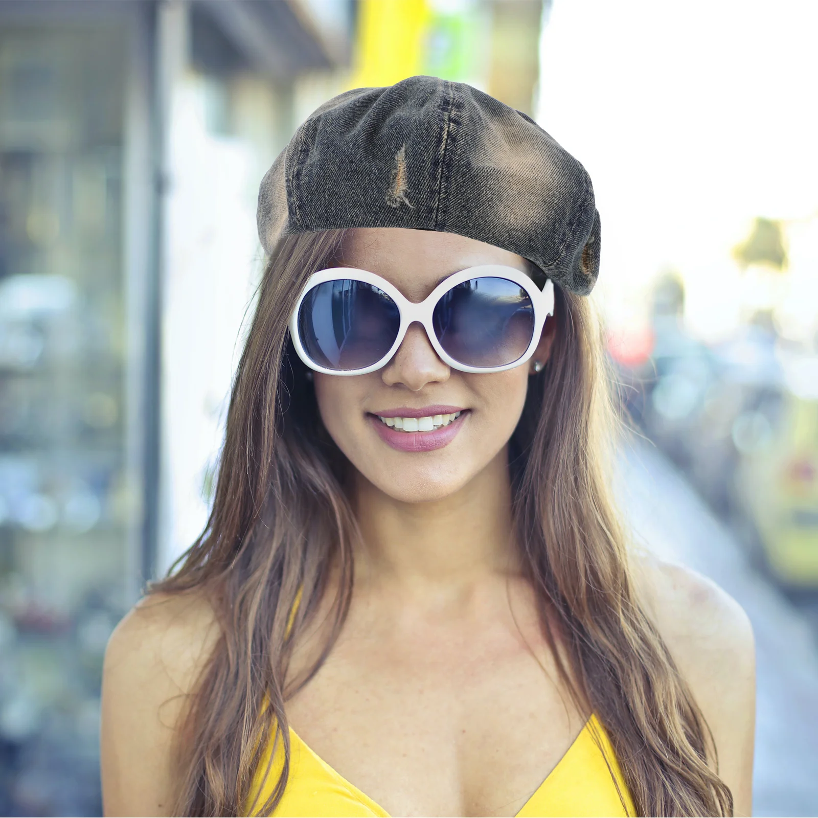 Women French Beret Hat Cotton Fashionable Berets Simple Stylish Comfortable Fit Large Head Artistic Octagon Shape
Women French Beret Hat Cotton Fashionable Berets Simple Stylish Comfortable Fit Large Head Artistic Octagon Shape
