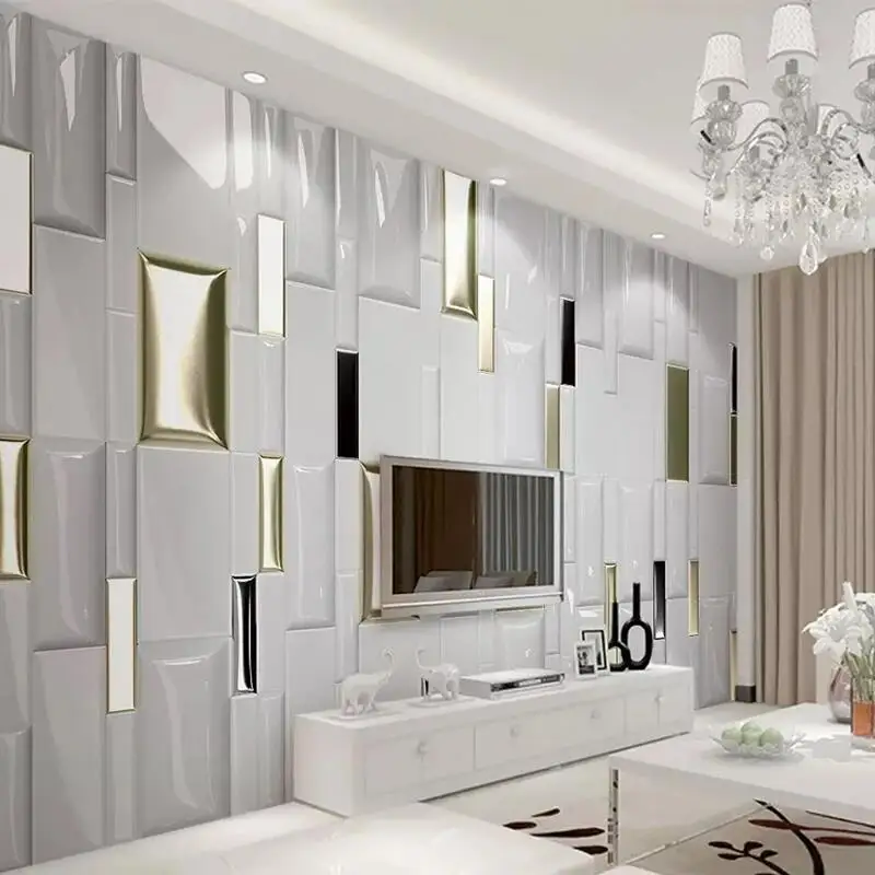 Custom Mural Wallpaper Modern Fashion Gold Geometric Background Wall Living Room TV Sofa Bedroom Luxury Home Decor Wall Painting
Custom Mural Wallpaper Modern Fashion Gold Geometric Background Wall Living Room TV Sofa Bedroom Luxury Home Decor Wall Painting