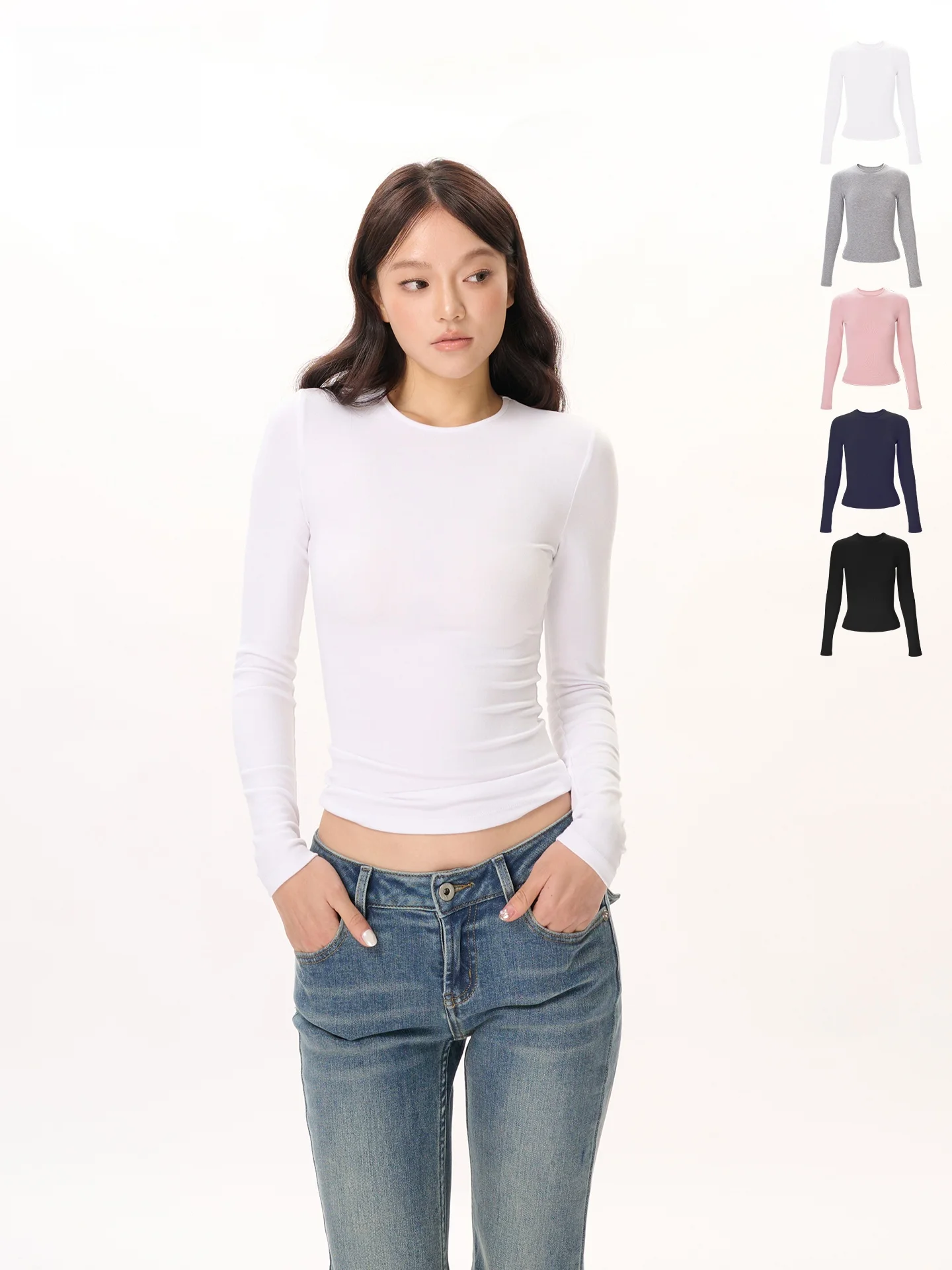 Женская базовая футболка LeiYu Labs Long Sve, круглый облегающий удобный осенний новый мягкий топ с высокой эластичностью
Женская базовая футболка LeiYu Labs Long Sve, круглый облегающий удобный осенний новый мягкий топ с высокой эластичностью