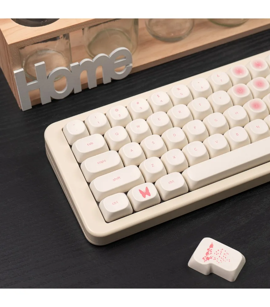 Blossom keycap 123 keys minimalist cute custom PBT thermal sublimation suitable wooting magnetic axis mechanical keyboard
Blossom keycap 123 keys minimalist cute custom PBT thermal sublimation suitable wooting magnetic axis mechanical keyboard