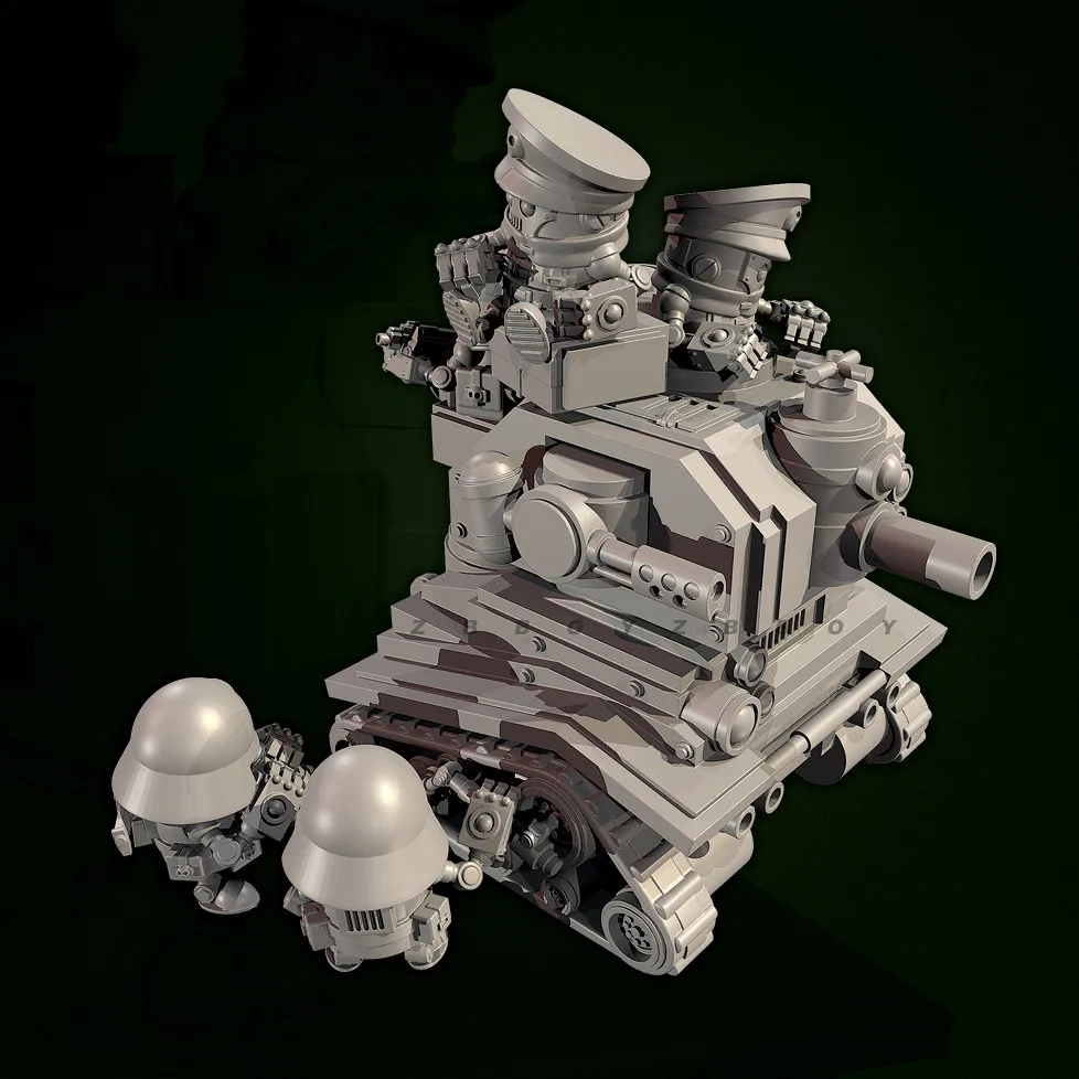 Overall heights 80mm 100mm Resin model kit self assembling and coloring TD-7815/3D
Overall heights 80mm 100mm Resin model kit self assembling and coloring TD-7815/3D