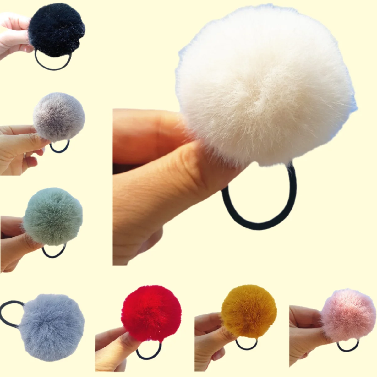 Solid Color Women's Fluffy Ball Headband Suitable for Cute Sweet Ponytail Frames Fashion Winter and Autumn Hair Accessories
Solid Color Women's Fluffy Ball Headband Suitable for Cute Sweet Ponytail Frames Fashion Winter and Autumn Hair Accessories