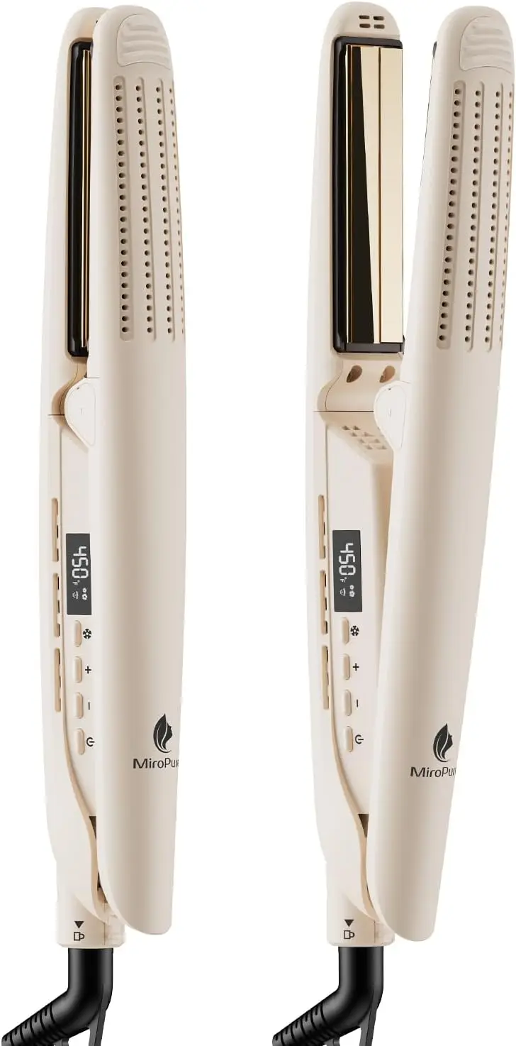 2-in-1 Hair Straightener and Curler, 360° Airflow Styler with Ionic Cool Air, 13 Adjustable Temps, Dual Voltage
2-in-1 Hair Straightener and Curler, 360° Airflow Styler with Ionic Cool Air, 13 Adjustable Temps, Dual Voltage