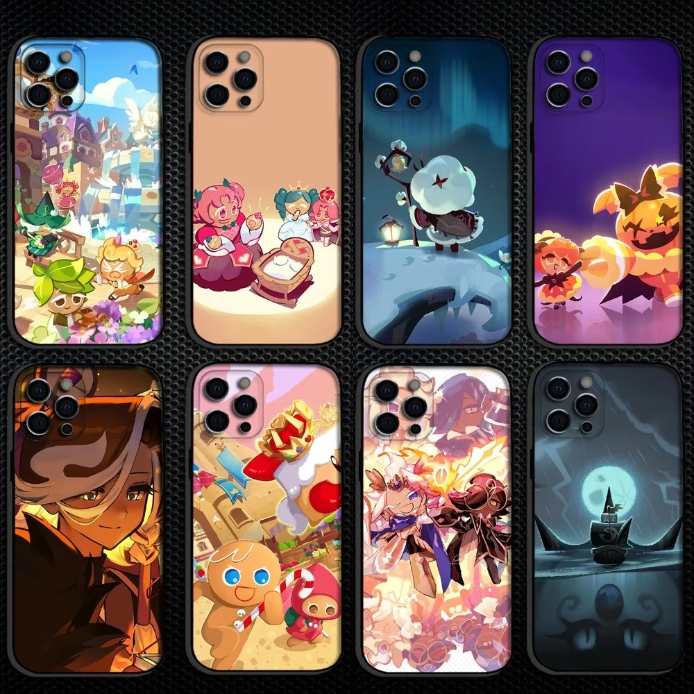 Cookie Run Kingdom Phone Case For iPhone 16,15,14,13,12,11 Plus,Pro Max, Soft Silicone Black Cover
Cookie Run Kingdom Phone Case For iPhone 16,15,14,13,12,11 Plus,Pro Max, Soft Silicone Black Cover