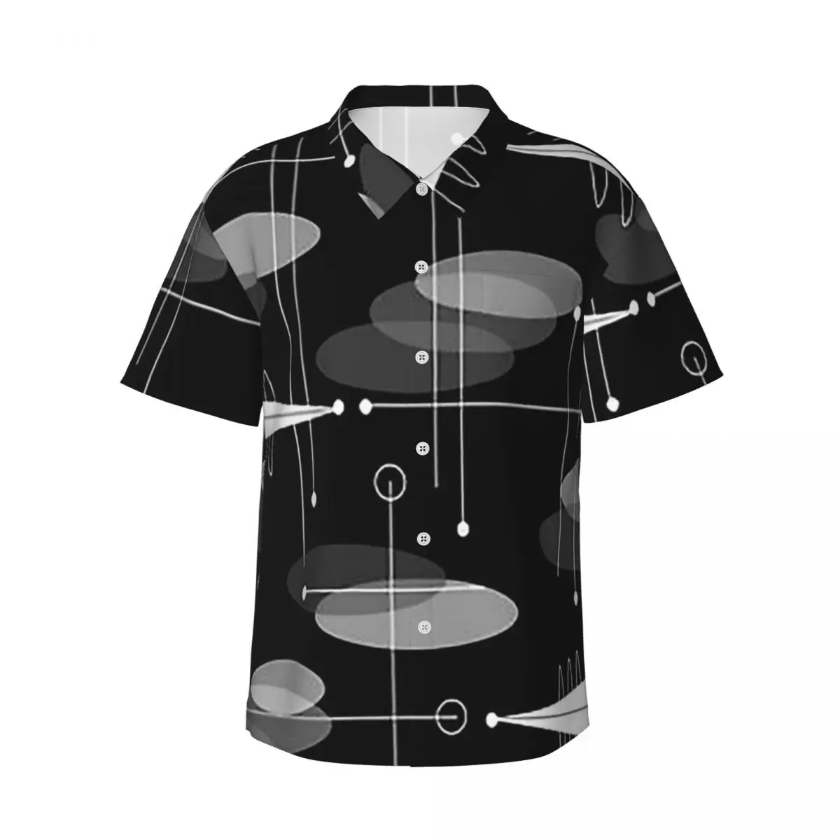 Mid-Century Atomic Space Age Men's Shirts Hawaiian Short Sleeve Shirt Funny Lapel Tops for Summer Beach
Mid-Century Atomic Space Age Men's Shirts Hawaiian Short Sleeve Shirt Funny Lapel Tops for Summer Beach