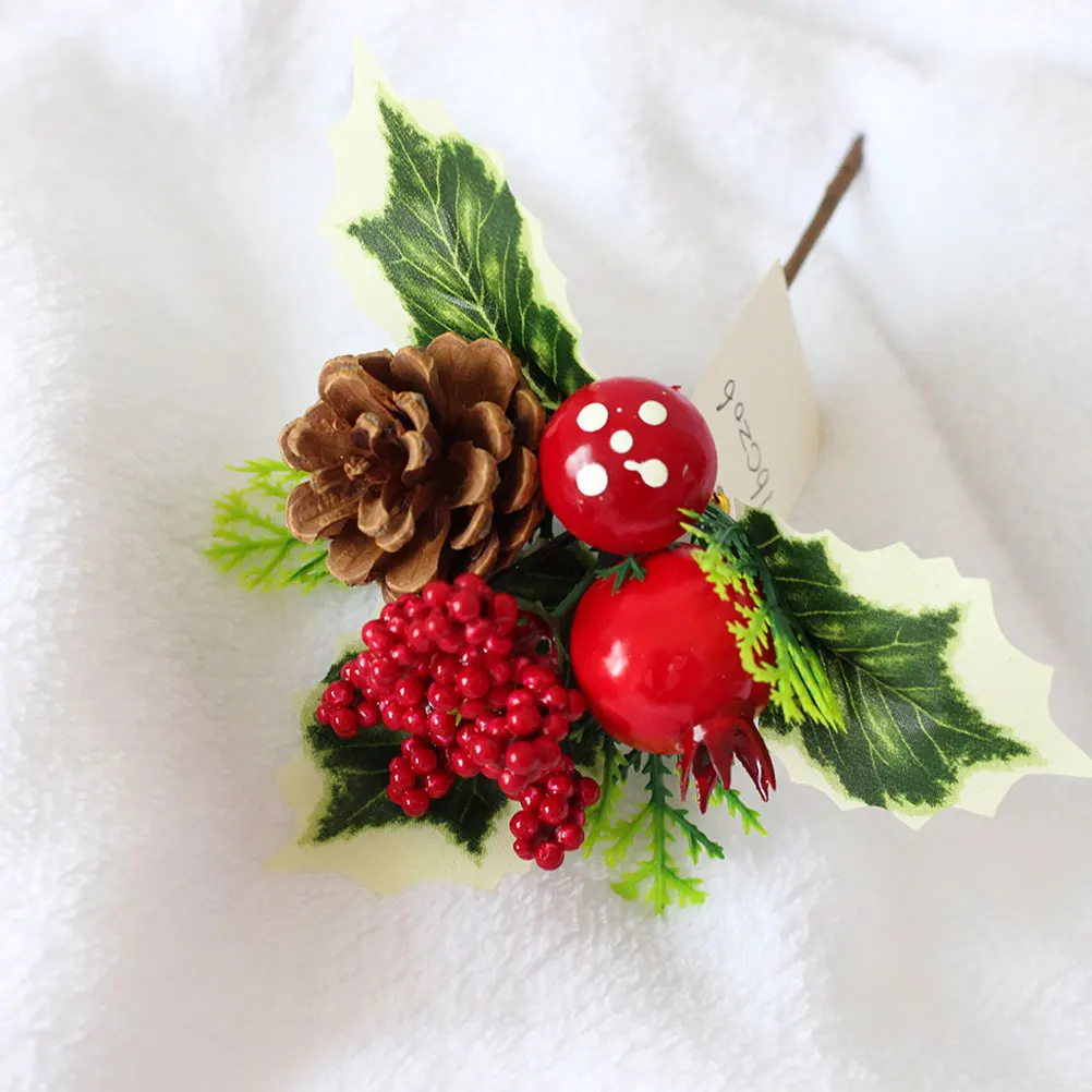 10pcs Christmas Artificial Floral Stems Picks Decoration Green Pine Cone Leaf Fake Plant For Diy Wreath Tree Home Decor Greenery
10pcs Christmas Artificial Floral Stems Picks Decoration Green Pine Cone Leaf Fake Plant For Diy Wreath Tree Home Decor Greenery