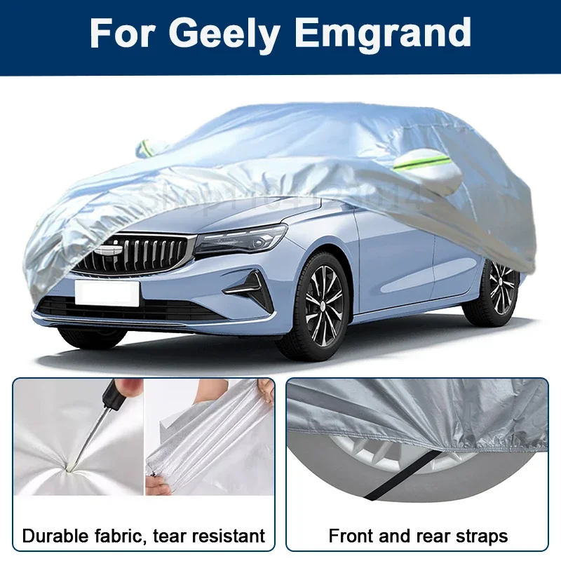 Outdoor Full Car Cover For Geely Emgrand with Reflective Strips Waterproof Snowproof Dustproof UV Protection Auto Accessories
Outdoor Full Car Cover For Geely Emgrand with Reflective Strips Waterproof Snowproof Dustproof UV Protection Auto Accessories