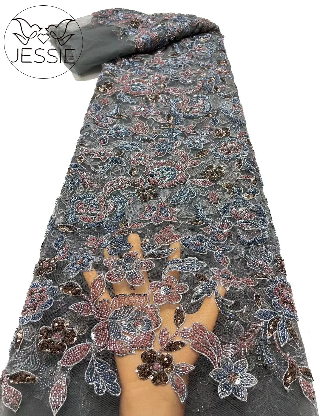 Africa Lace Fabric High Quality 2024 French Embroidery Flower Net Lace With Sequins Beads Lace Fabric For Evening Party Dress
Africa Lace Fabric High Quality 2024 French Embroidery Flower Net Lace With Sequins Beads Lace Fabric For Evening Party Dress