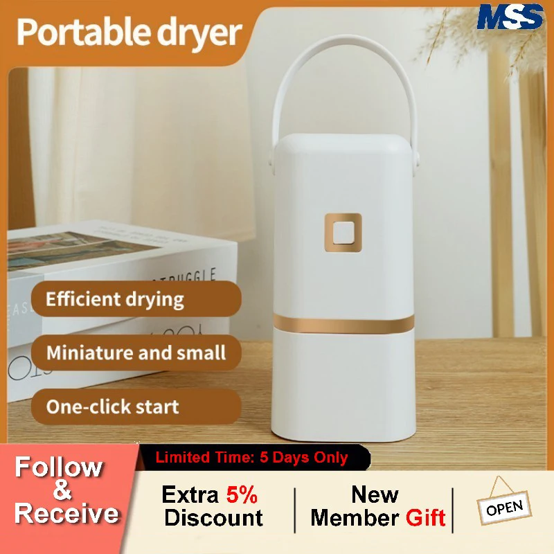 Portable Electric Clothes Dryer - Compact Foldable for Travel, Dorms & Baby Clothes, Fast Drying & Energy Saving
Portable Electric Clothes Dryer - Compact Foldable for Travel, Dorms & Baby Clothes, Fast Drying & Energy Saving