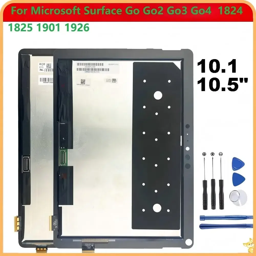 For Microsoft Surface Go Go2 Go3 Go4 LCD Display Touch Screen Digitizer Glass Assembly Repair