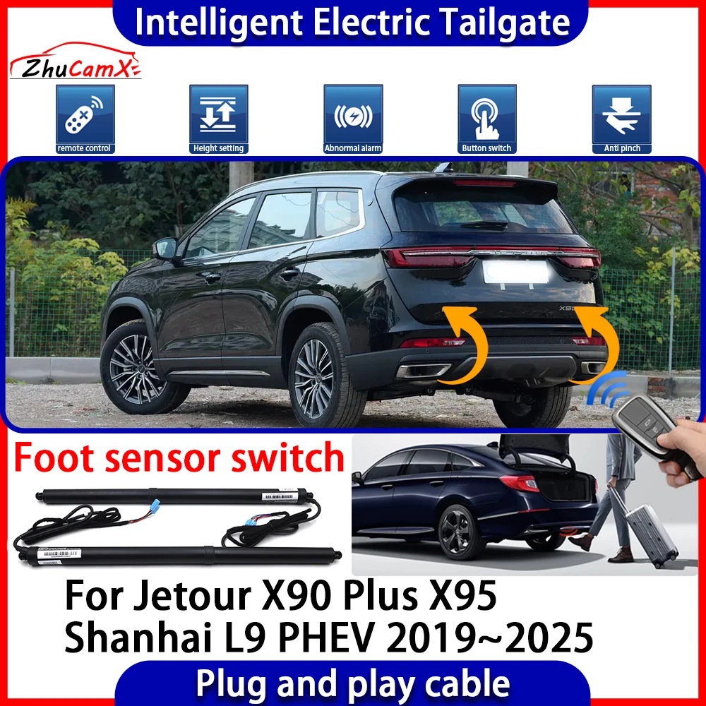 Automatic Lifting Opening Trunk Intelligent Electric Tail Gate Lift Tailgate for Jetour X90 Plus X95 Shanhai L9 PHEV 2019~2025
Automatic Lifting Opening Trunk Intelligent Electric Tail Gate Lift Tailgate for Jetour X90 Plus X95 Shanhai L9 PHEV 2019~2025