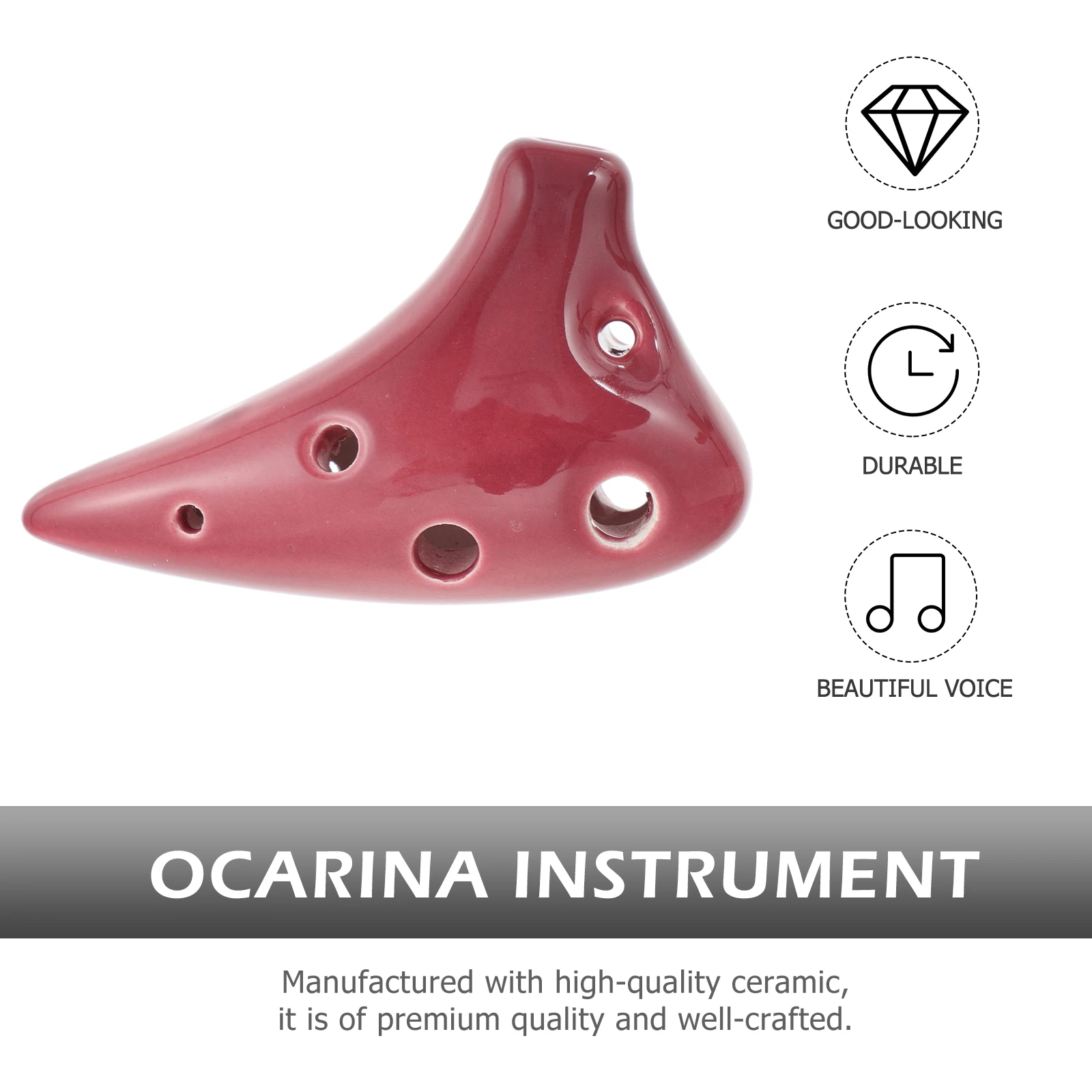 Beginner Friendly 6 Hole Ocarina Mini Portable Flute Made of Premium Dolomite Smooth Finish Kids Friendly Design Ideal Student
Beginner Friendly 6 Hole Ocarina Mini Portable Flute Made of Premium Dolomite Smooth Finish Kids Friendly Design Ideal Student