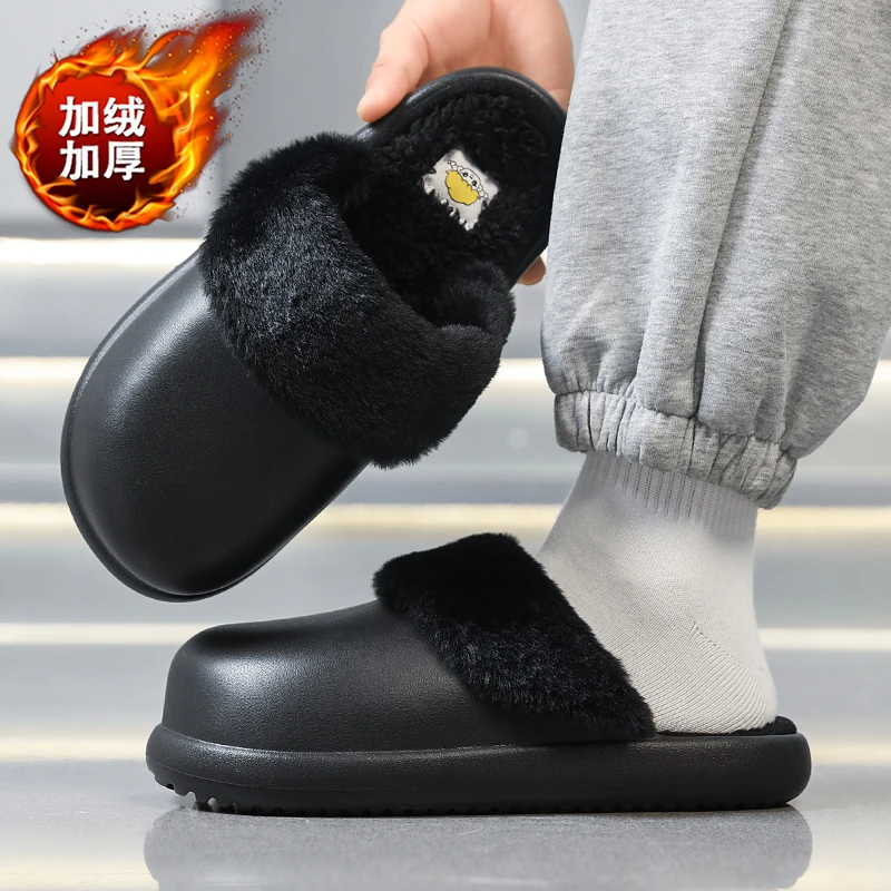 Зимняя мужская обувь, теплые хлопковые тапочки, мужская домашняя хлопковая обувь, удобные плюшевые тапочки для спальни, новые мужские зимние шлепанцы
Зимняя мужская обувь, теплые хлопковые тапочки, мужская домашняя хлопковая обувь, удобные плюшевые тапочки для спальни, новые мужские зимние шлепанцы