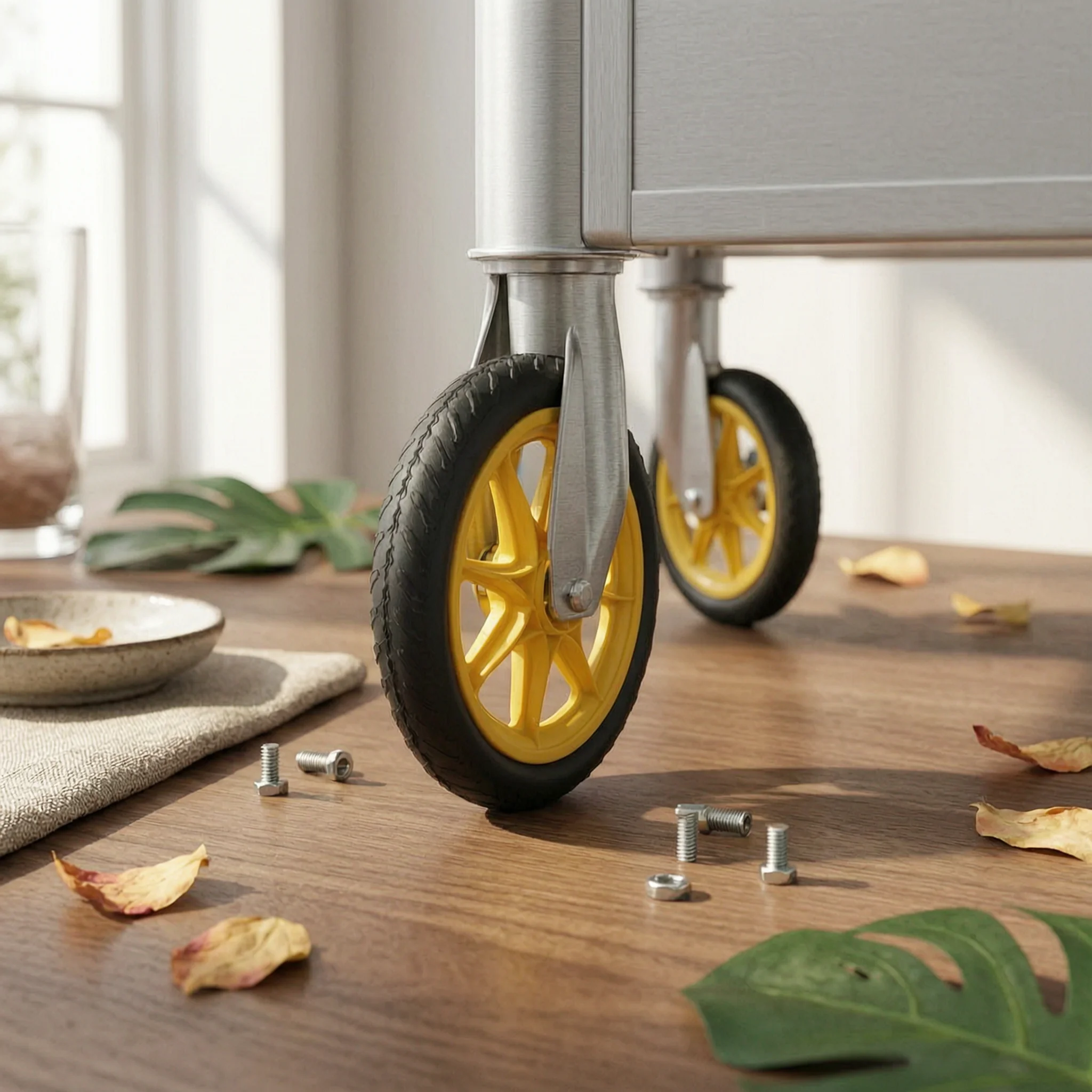 Tool Utility Wheel Multi-Spoke PU Foam Wheel Equipment Part Solid Metal Bearing
Tool Utility Wheel Multi-Spoke PU Foam Wheel Equipment Part Solid Metal Bearing