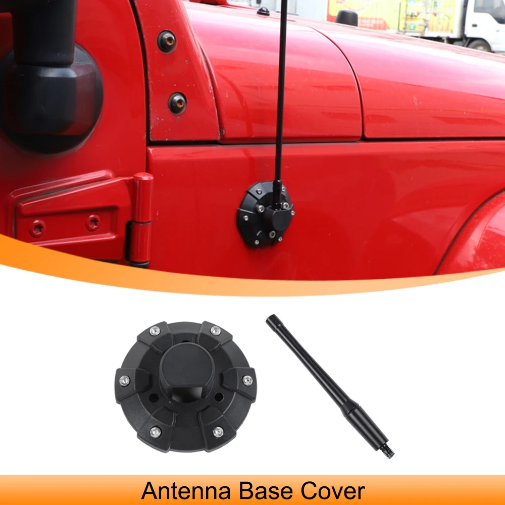 Car Antenna Base Cover for Jeep Wrangler JK 2007-2017 JL JT Gladiator 2018-2024 Aerial Bottom Cover Trim Exterior Accessories
Car Antenna Base Cover for Jeep Wrangler JK 2007-2017 JL JT Gladiator 2018-2024 Aerial Bottom Cover Trim Exterior Accessories
