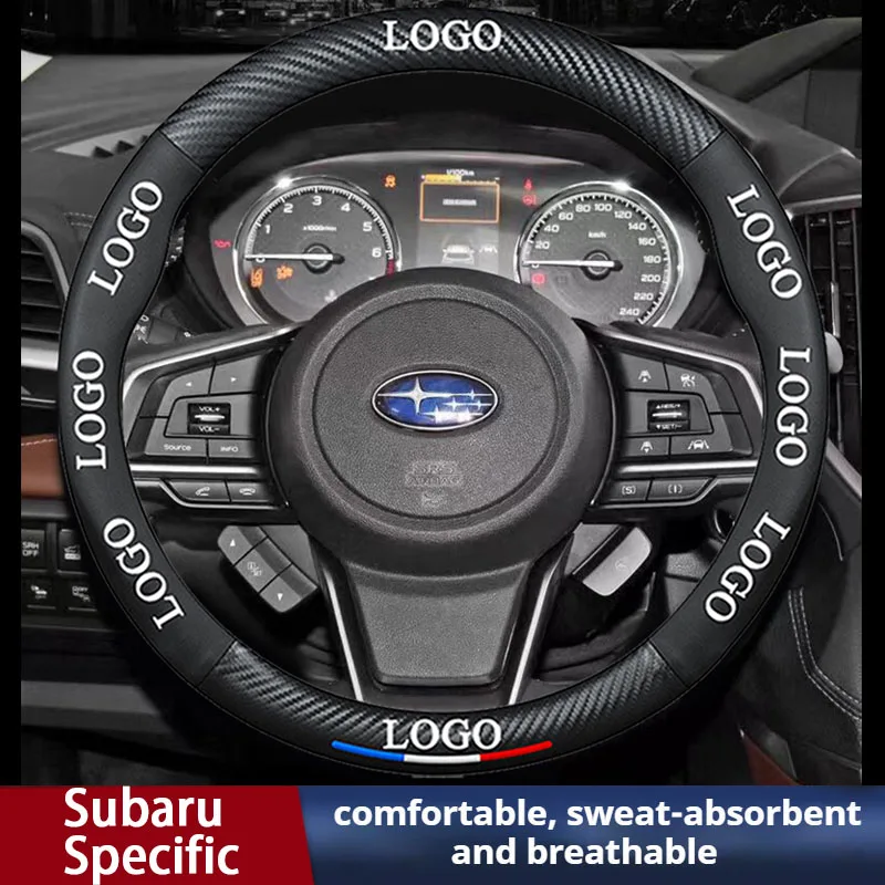 For Subaru STI OUTBACK WRV BRZ XV Impreza Forester Legacy Ascent Carbon fiber Leather Car Steering Wheel Cover Auto Accessories
For Subaru STI OUTBACK WRV BRZ XV Impreza Forester Legacy Ascent Carbon fiber Leather Car Steering Wheel Cover Auto Accessories