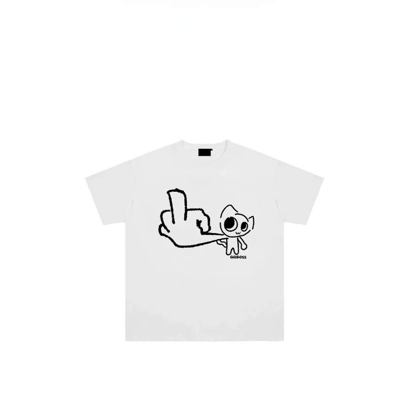 Original Niche American Funny Cartoon Spoof Printing Loose Cotton Heavy 220g Couple T-shirt Streetwear Graphic T Shirts Tops
Original Niche American Funny Cartoon Spoof Printing Loose Cotton Heavy 220g Couple T-shirt Streetwear Graphic T Shirts Tops