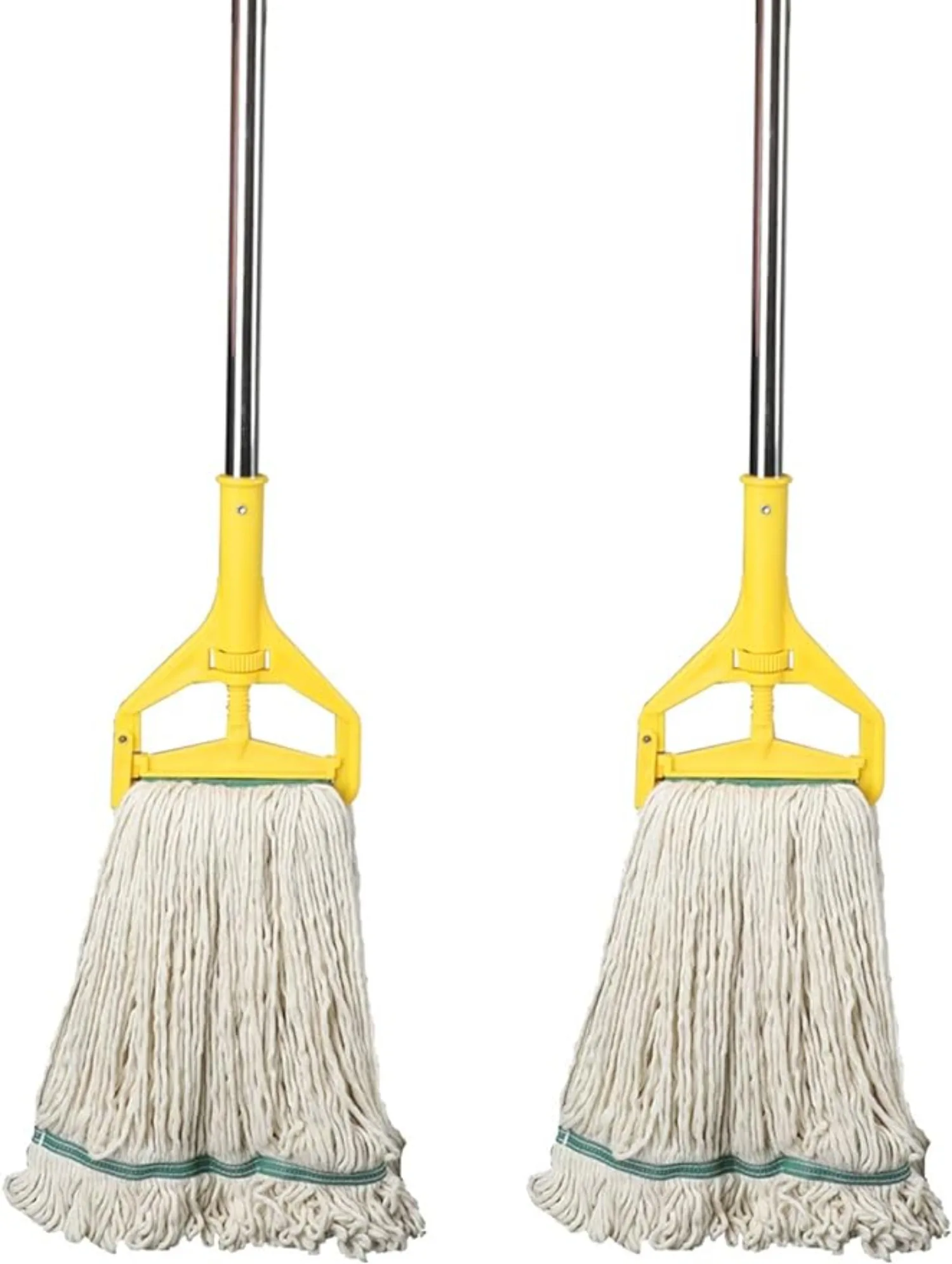 Loop End Cord Wet Mop Heavy Duty Commercial Industrial Dust Mop 67" Stainless Steel Rod 2-Pack
Loop End Cord Wet Mop Heavy Duty Commercial Industrial Dust Mop 67" Stainless Steel Rod 2-Pack