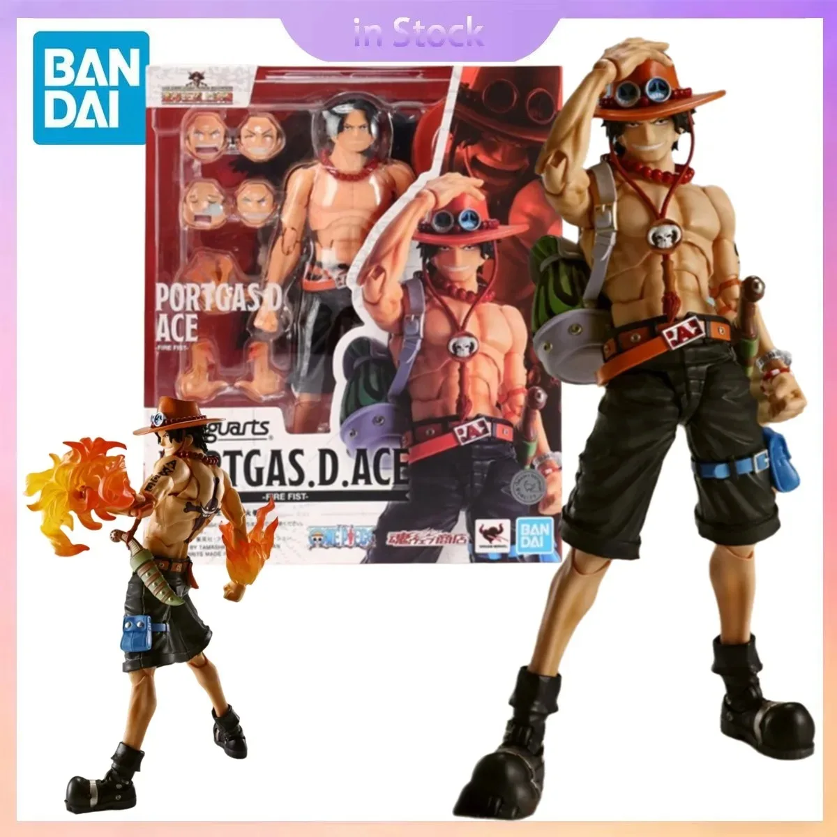Оригинальный Bandai, оригинальная в наличии SHF Portgas.D.Ace Fire Fist, цельная коллекция аниме, наборы моделей экшн-фигурок, игрушки, подарки
Оригинальный Bandai, оригинальная в наличии SHF Portgas.D.Ace Fire Fist, цельная коллекция аниме, наборы моделей экшн-фигурок, игрушки, подарки