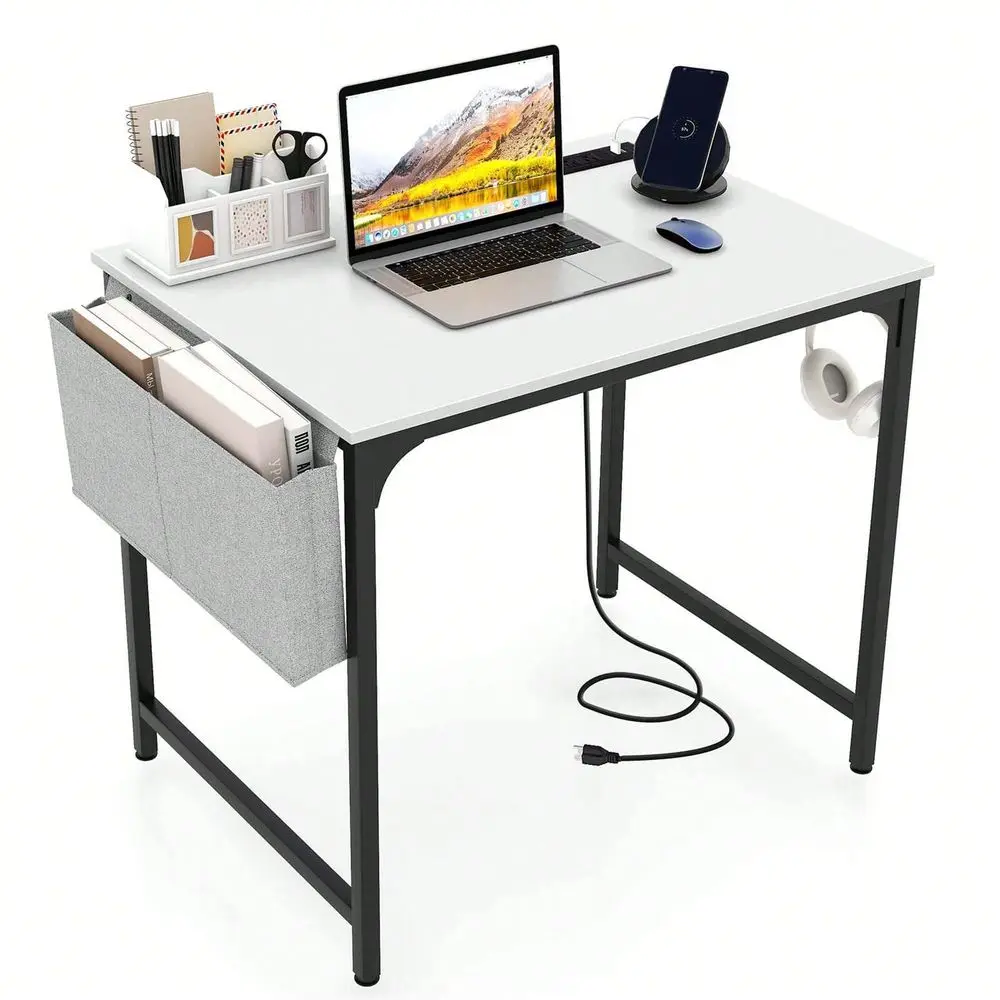 32 Computer Desk Small With Charging Station Storage Bag Headphone Hook
32 Computer Desk Small With Charging Station Storage Bag Headphone Hook