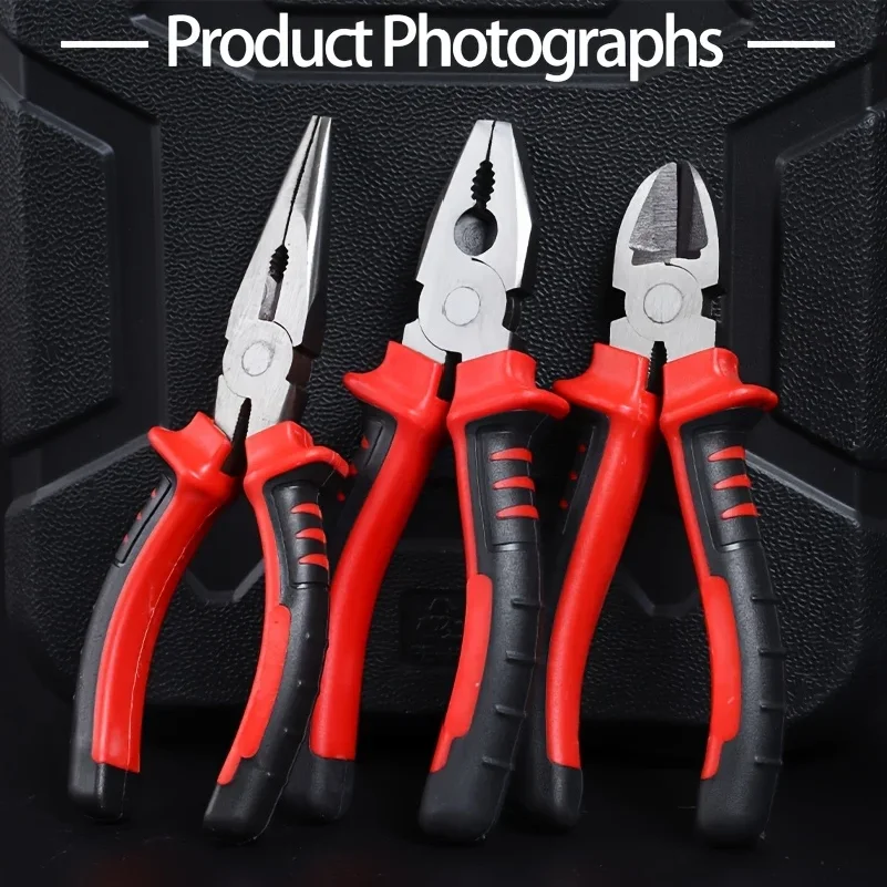 Electric Wire Pliers Large Opening Sharp Multifunction Tool for Cutting Twisting Gripping Metal Wires Heavy Duty Industrial Tool
Electric Wire Pliers Large Opening Sharp Multifunction Tool for Cutting Twisting Gripping Metal Wires Heavy Duty Industrial Tool