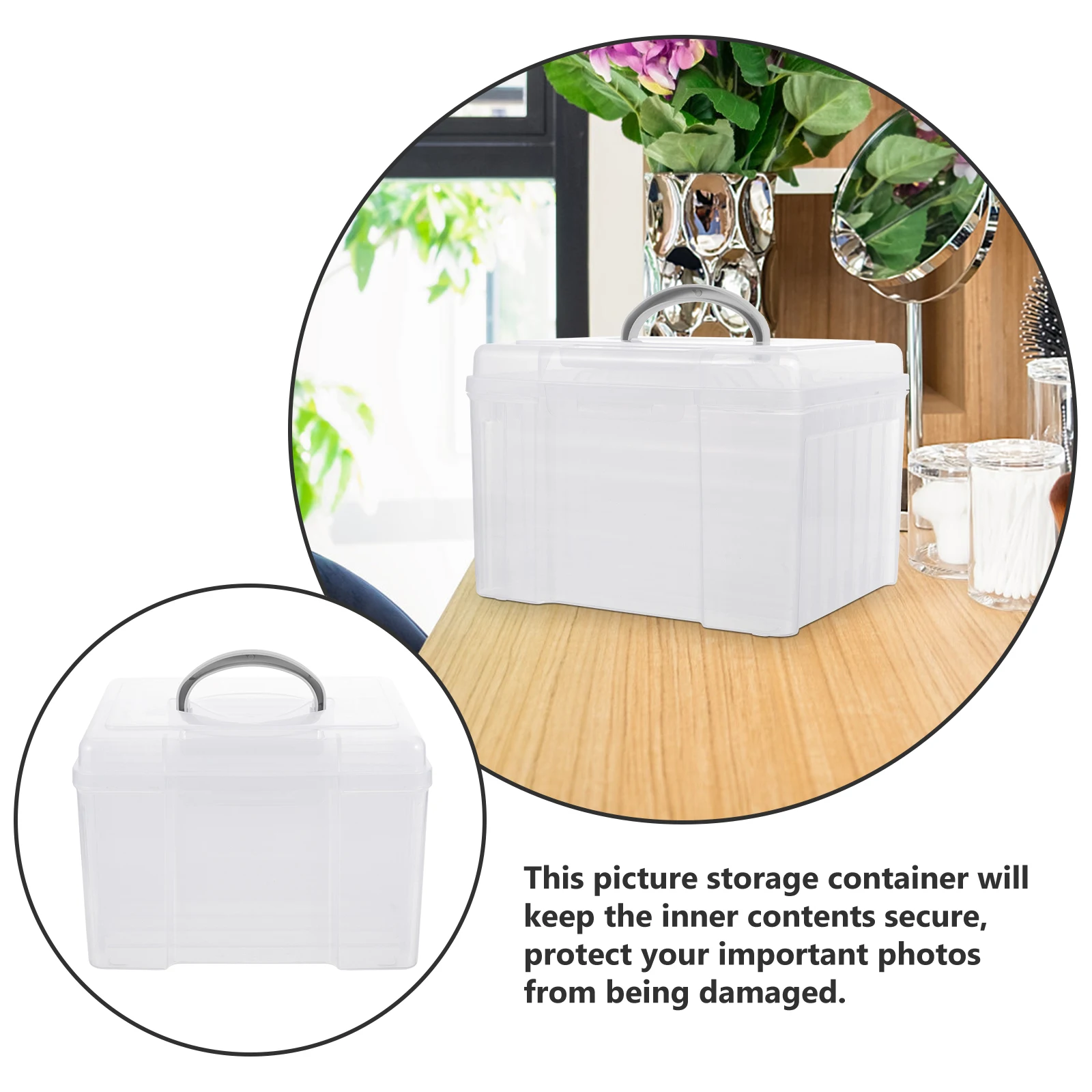 Photo Storage Organizer Portable Clear Craft For Pictures Photos Stickers Diy Photo Keeper Plastic Box Protector Container Lid
Photo Storage Organizer Portable Clear Craft For Pictures Photos Stickers Diy Photo Keeper Plastic Box Protector Container Lid