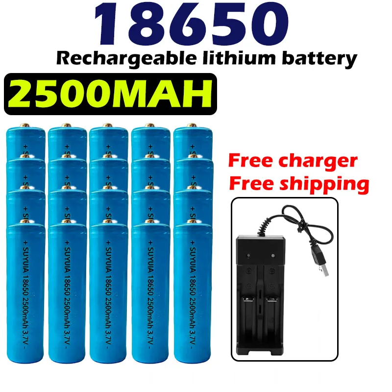 2026 new products on the market! 2500mAh 3.7V 18650 lithium-ion battery for power bank DIY, USB charger included, free shipping
2026 new products on the market! 2500mAh 3.7V 18650 lithium-ion battery for power bank DIY, USB charger included, free shipping