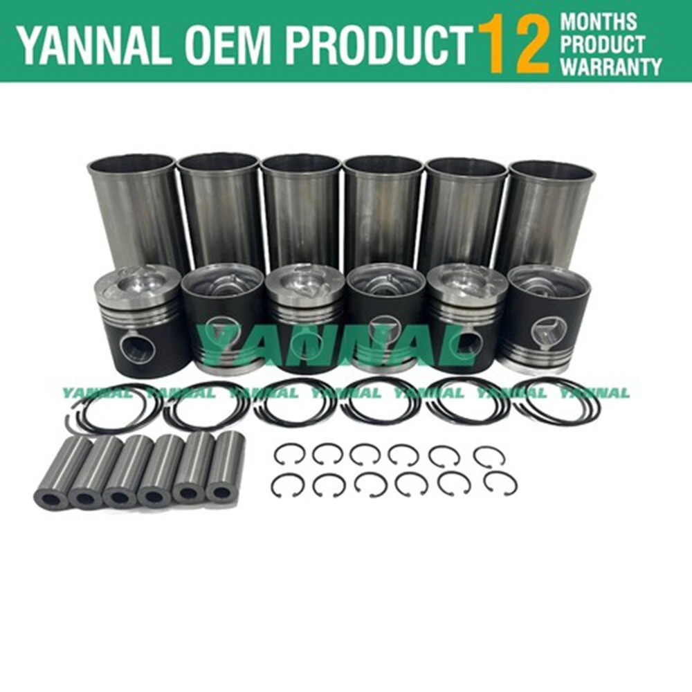 Cylinder Liner Kit for Doosan for Daewoo D2366 Engine DH280 DH320
Cylinder Liner Kit for Doosan for Daewoo D2366 Engine DH280 DH320