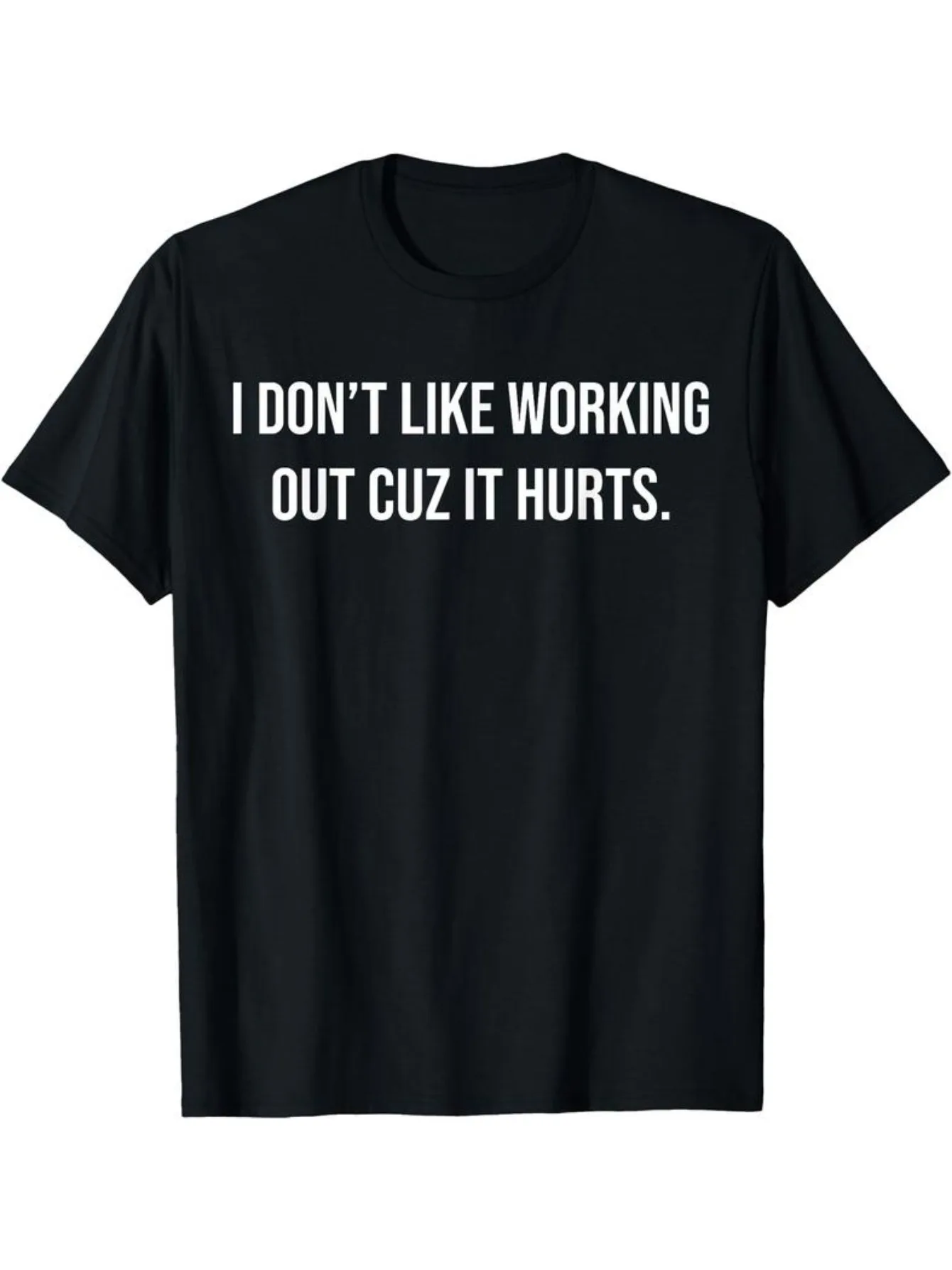 Men's I Don't Like Working Out Cuz It Hurts Graphic T-Shirt - 100% Cotton Regular Fit Casual Streetwear Tee
Men's I Don't Like Working Out Cuz It Hurts Graphic T-Shirt - 100% Cotton Regular Fit Casual Streetwear Tee