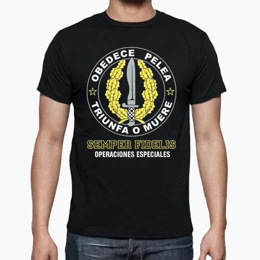 Spanish Legion Mod 1 Emblem Semper Fidelis Special Operations T-Shirt. Summer Cotton O-neck Men's Short Sleeve T-Shirt New S-3XL
Spanish Legion Mod 1 Emblem Semper Fidelis Special Operations T-Shirt. Summer Cotton O-neck Men's Short Sleeve T-Shirt New S-3XL
