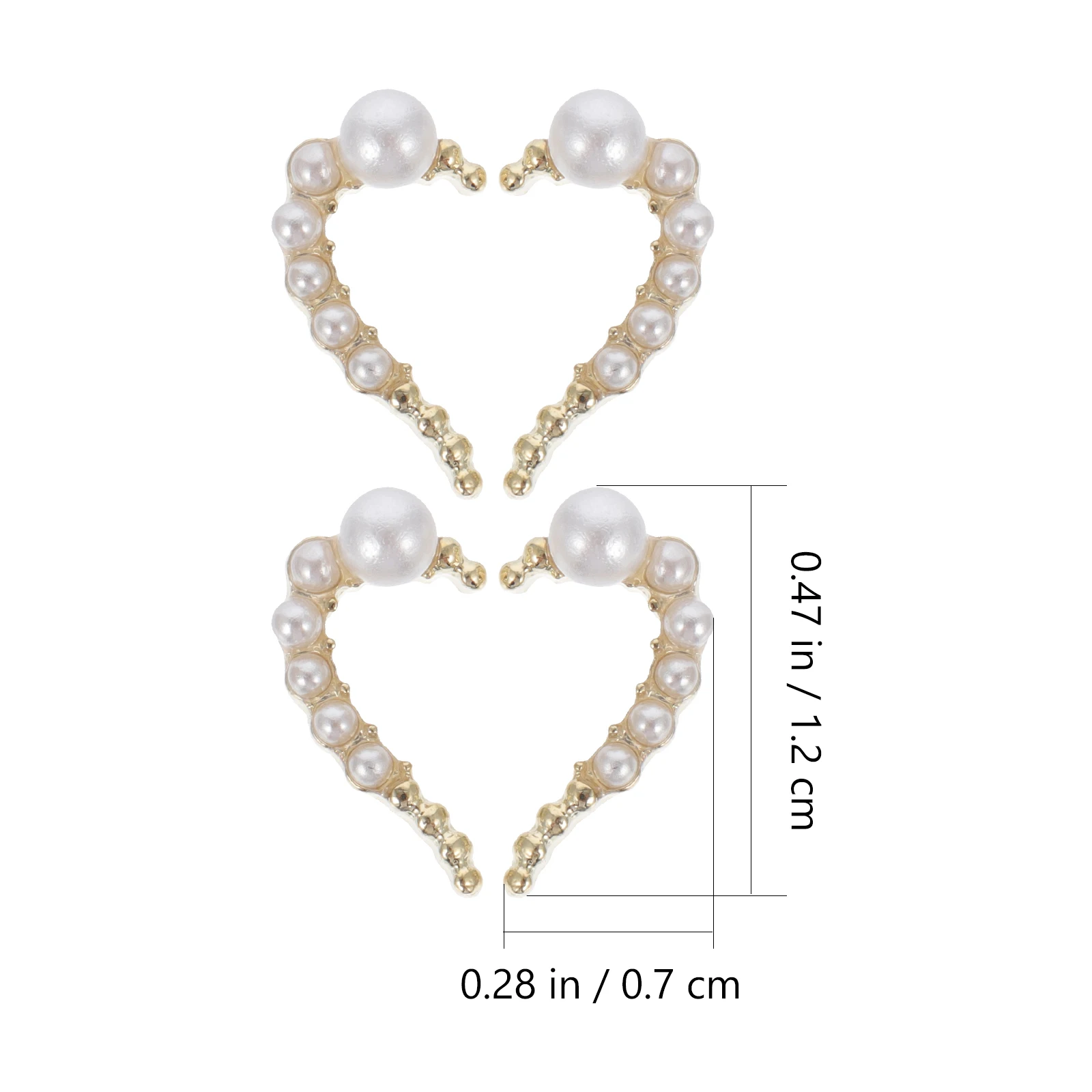 12 Pcs Nail Art Decorations Heart Shape Studs Diy Manicure Jewelry DIY Manicure Jewelry Accessories Durable
12 Pcs Nail Art Decorations Heart Shape Studs Diy Manicure Jewelry DIY Manicure Jewelry Accessories Durable