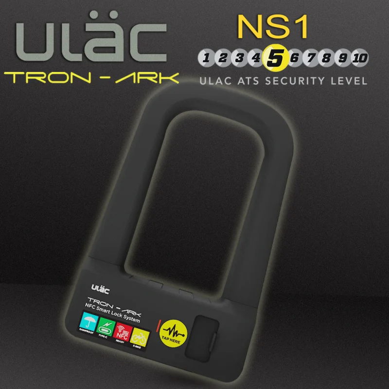 ULAC NS1 Sensor Lock Электронный U-Lock Мотоцикл Велосипед с датчиком NFC Противоугонная безопасность
ULAC NS1 Sensor Lock Электронный U-Lock Мотоцикл Велосипед с датчиком NFC Противоугонная безопасность