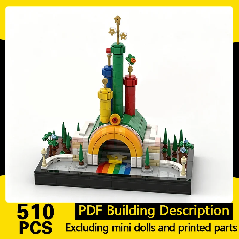 City Street View Model MOC Building Bricks Paradise Entrance Passage Modular Technology Gifts Holiday Assemble Children Toy Suit
City Street View Model MOC Building Bricks Paradise Entrance Passage Modular Technology Gifts Holiday Assemble Children Toy Suit