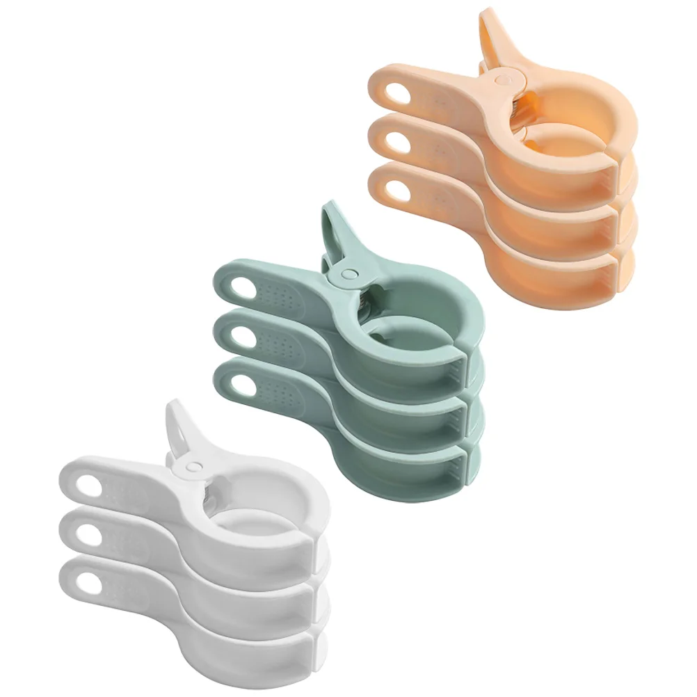 9pcs Windproof Clips Set Pink 3 White 3 Green Multi-functional Clothespins Quilt Clamps Beach Towel Clips Clothing Drying
9pcs Windproof Clips Set Pink 3 White 3 Green Multi-functional Clothespins Quilt Clamps Beach Towel Clips Clothing Drying