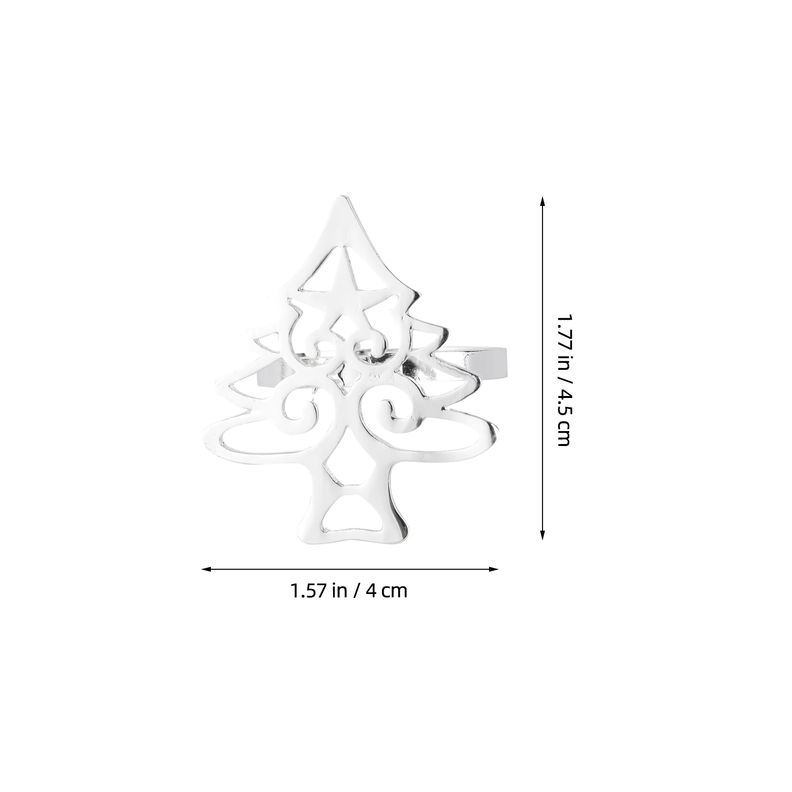 4 Pcs Napkin Buckle Christmas Tree Holds Ring Circle Western Restaurant Eucalyptus 
4 Pcs Napkin Buckle Christmas Tree Holds Ring Circle Western Restaurant Eucalyptus