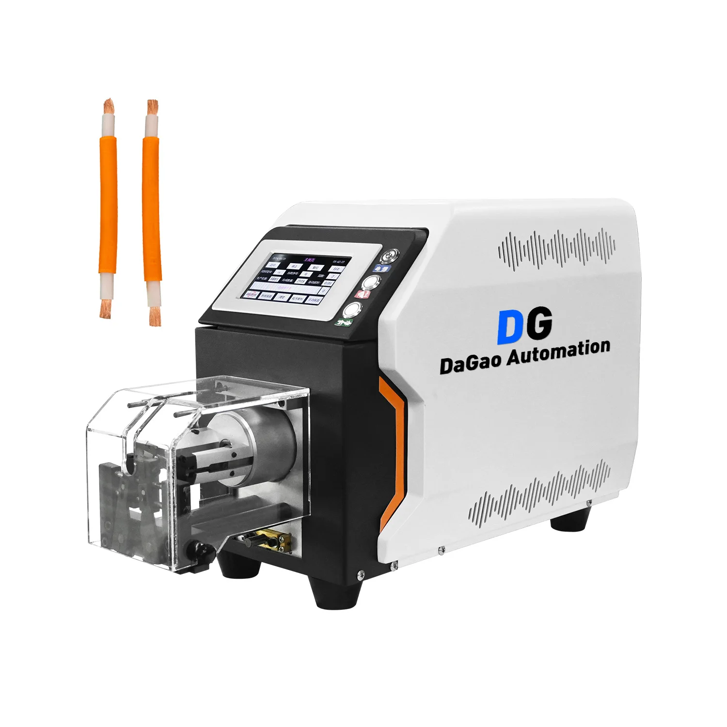 SEMI-AUTO Multi-layer Coaxial Cable Wire Stripping Machine Rotary Blade Cut Coaxial Cable Wire Stripper Machine
SEMI-AUTO Multi-layer Coaxial Cable Wire Stripping Machine Rotary Blade Cut Coaxial Cable Wire Stripper Machine
