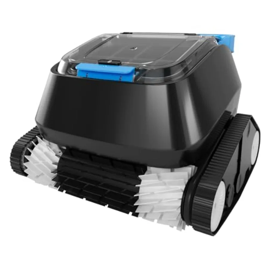 Inground pool cleaner for pools up to 10 ft deep, black pearl ultra robotic vacuum with battery power, wall climbing function,
Inground pool cleaner for pools up to 10 ft deep, black pearl ultra robotic vacuum with battery power, wall climbing function,