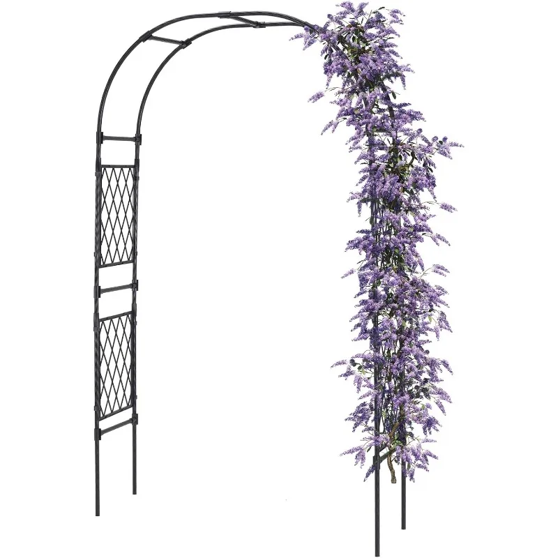 Garden Arch Arbor Trellis, 8ft Tall Outdoor Archway for Climbing Plants, Durable Garden Arch for Lawn, Party, Ceremony Wedding
Garden Arch Arbor Trellis, 8ft Tall Outdoor Archway for Climbing Plants, Durable Garden Arch for Lawn, Party, Ceremony Wedding