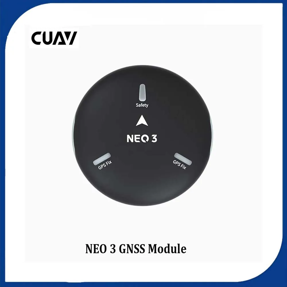 CUAV NEO 3 GNSS Module M9N GPS E-Compass Buzzer LED for Autopilot Pixhawk V5+X7 Flight Controller RC Airplane Multirotor
CUAV NEO 3 GNSS Module M9N GPS E-Compass Buzzer LED for Autopilot Pixhawk V5+X7 Flight Controller RC Airplane Multirotor