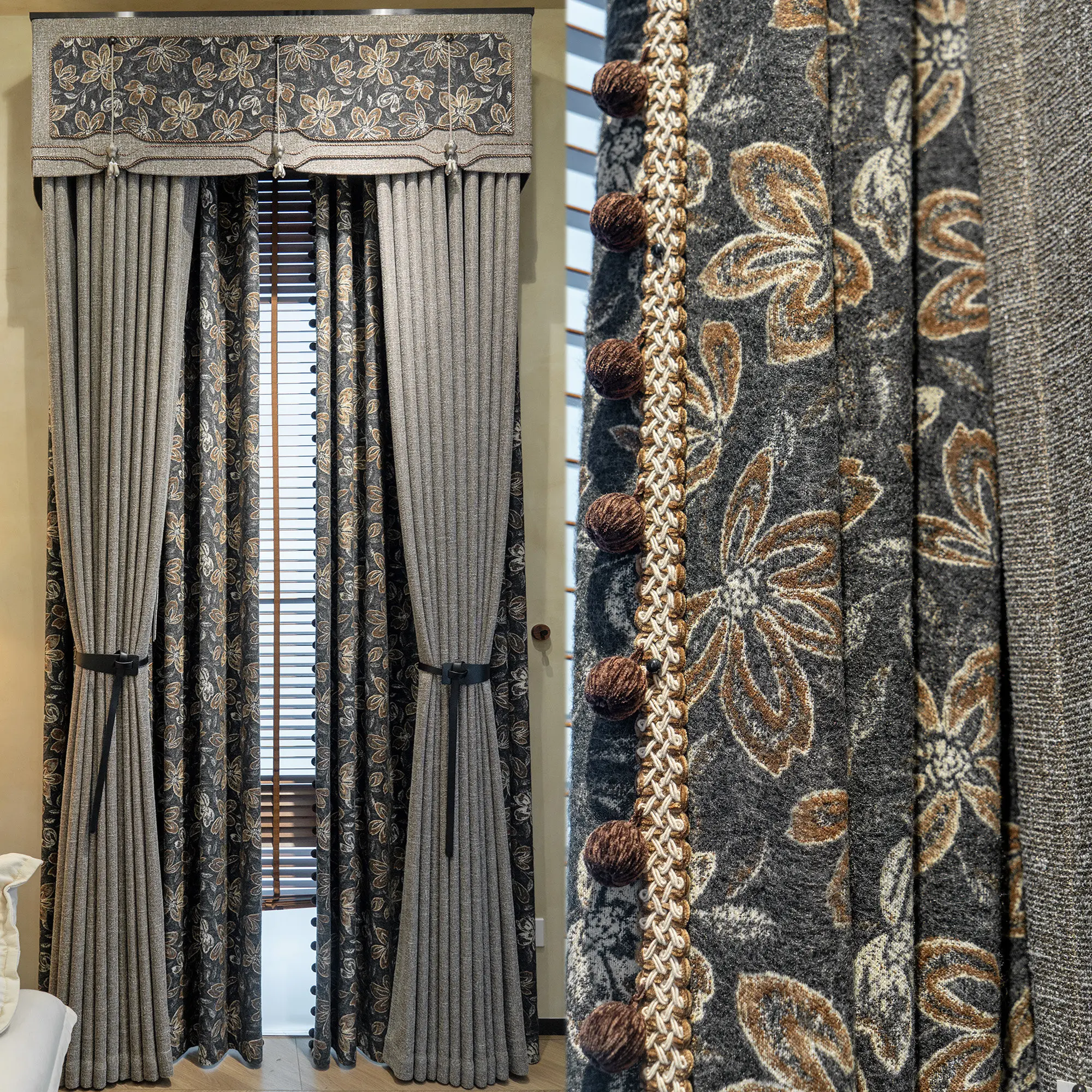 High Grade American Grey Blue Jacquard Chenille Curtains for Living Room Bedroom French Window Custom Window Screen Valance
High Grade American Grey Blue Jacquard Chenille Curtains for Living Room Bedroom French Window Custom Window Screen Valance