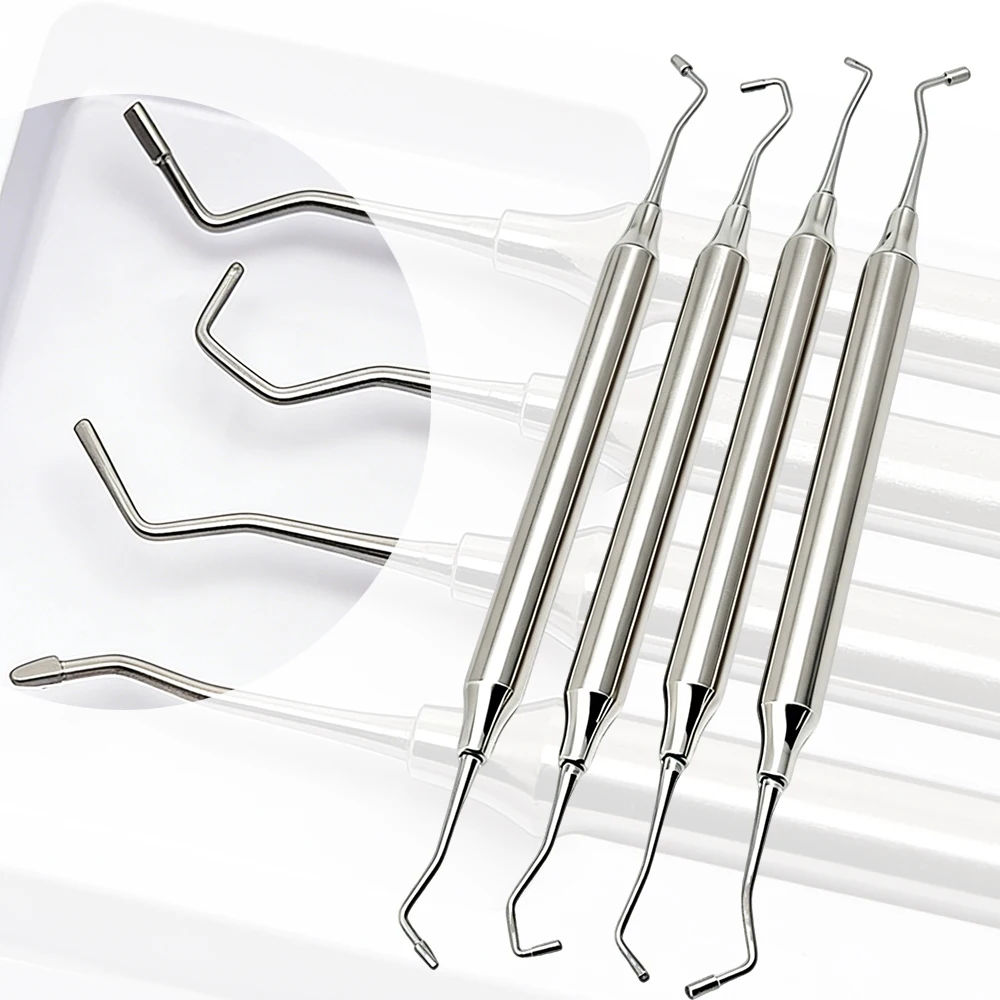 Dental Bone Grafting Instrument Set 4Pcs Stainless Steel Reusable Autoclavable Tools for Sinus Lift and Ridge Augmentation
Dental Bone Grafting Instrument Set 4Pcs Stainless Steel Reusable Autoclavable Tools for Sinus Lift and Ridge Augmentation