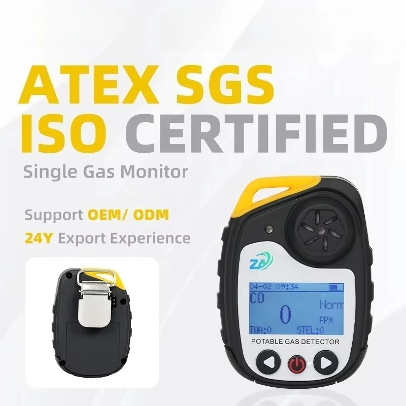 Single Gas Detector O2 H2S Monitor Clip Sulfur Dioxide Gas Detector Industrial CO2 Detector Mining Gas Detectors
Single Gas Detector O2 H2S Monitor Clip Sulfur Dioxide Gas Detector Industrial CO2 Detector Mining Gas Detectors