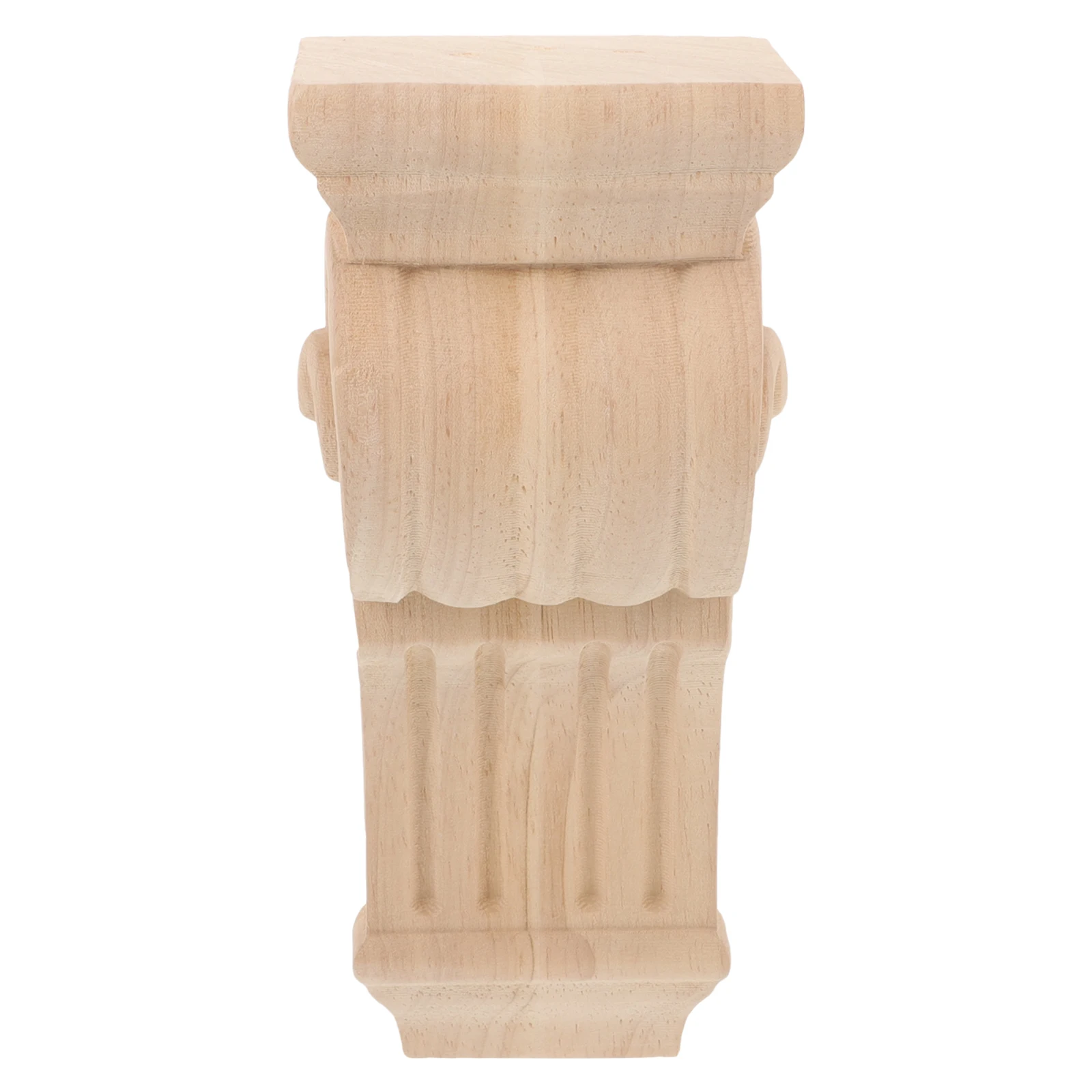 Solid Wood Column Cap Decorations 8x17x8cm Carved Corner Moulding for Furniture Cabinet Wall Living Room Office Trim
Solid Wood Column Cap Decorations 8x17x8cm Carved Corner Moulding for Furniture Cabinet Wall Living Room Office Trim