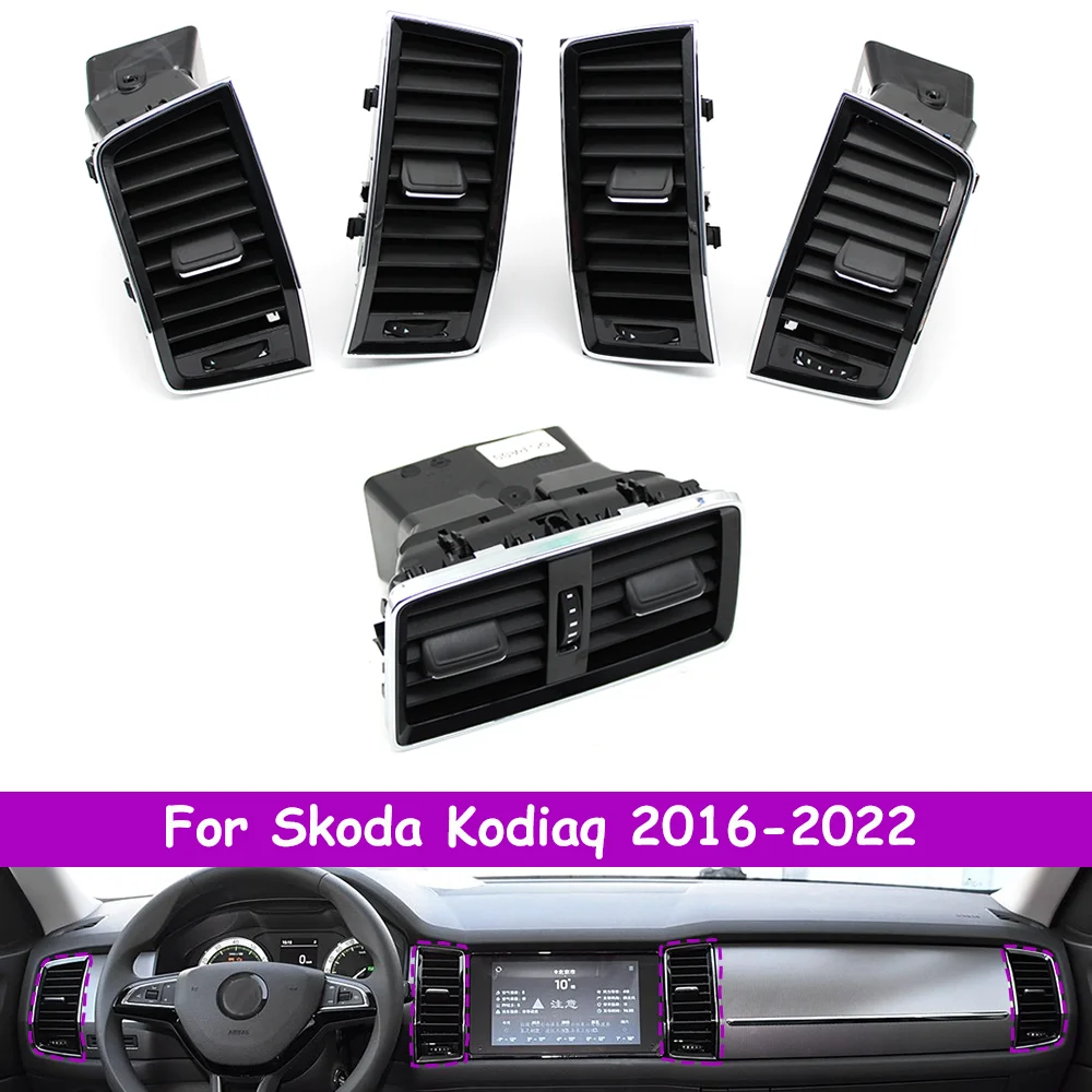 Kodiaq Karoq Car Front Left Right Central Rear Dashboard Air Conditioning AC Vent Grille Assembly For Skoda 2016-2022 56G819701
Kodiaq Karoq Car Front Left Right Central Rear Dashboard Air Conditioning AC Vent Grille Assembly For Skoda 2016-2022 56G819701