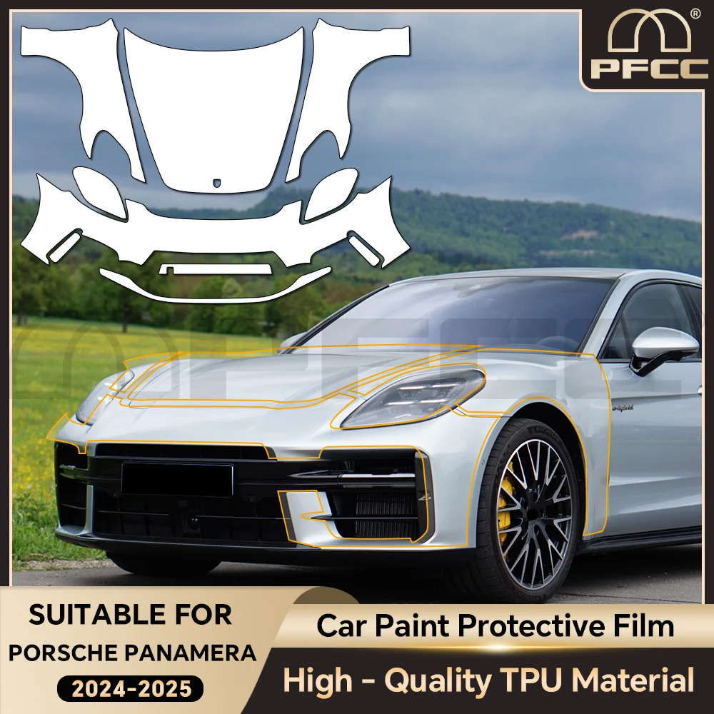 For Porsche Panamera Base 2024-UP TPU Paint Protection Film Clear Bra Pre-cut PPF Car Body Anti-Scratch Resistant Invisible Kit
For Porsche Panamera Base 2024-UP TPU Paint Protection Film Clear Bra Pre-cut PPF Car Body Anti-Scratch Resistant Invisible Kit