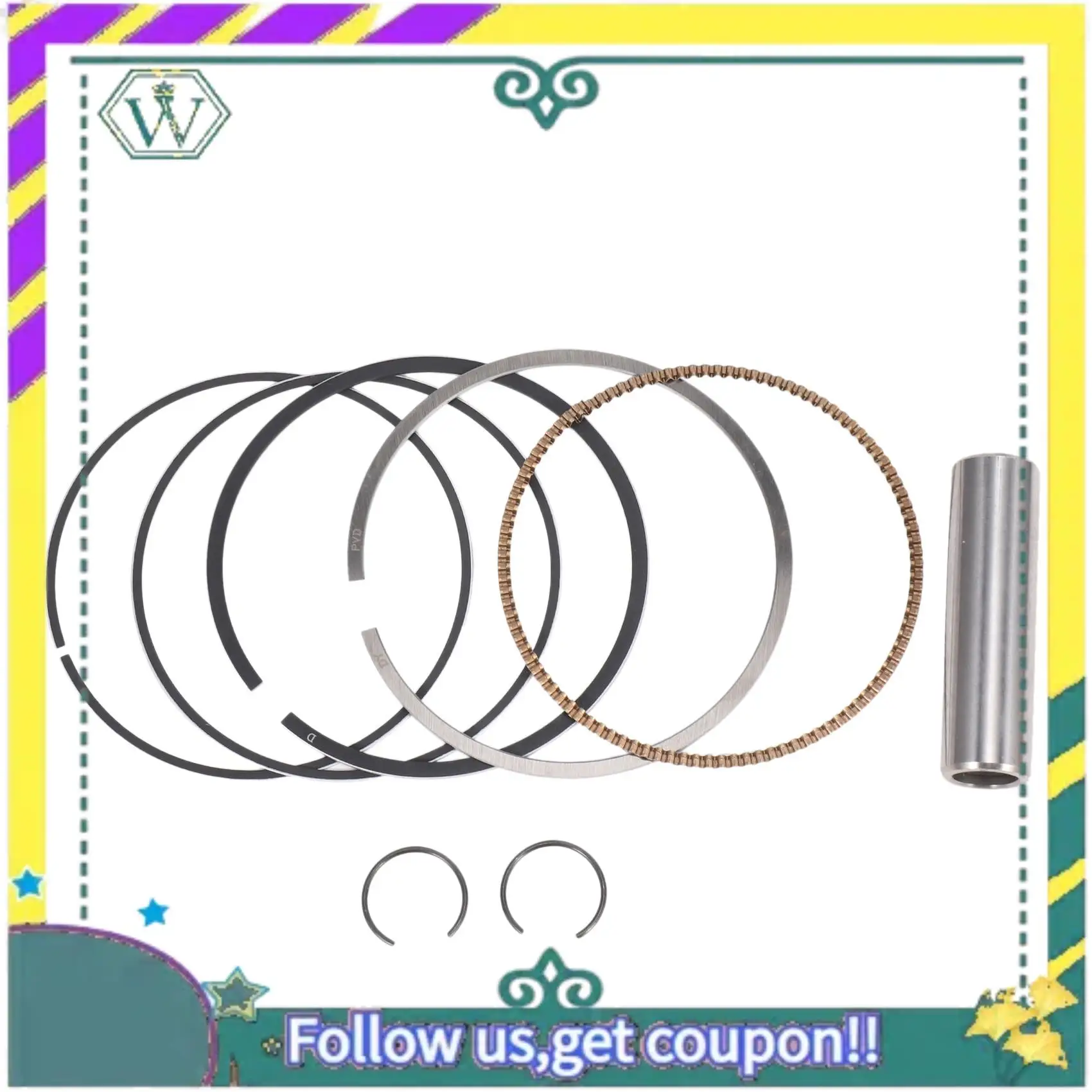 A82U-Motorcycle 62 Mm Piston 13 Mm Pin Ring Set Kit Assembly For HONDA CG150 CGH150 ZJ150 Irbis GS150 150Cc
A82U-Motorcycle 62 Mm Piston 13 Mm Pin Ring Set Kit Assembly For HONDA CG150 CGH150 ZJ150 Irbis GS150 150Cc