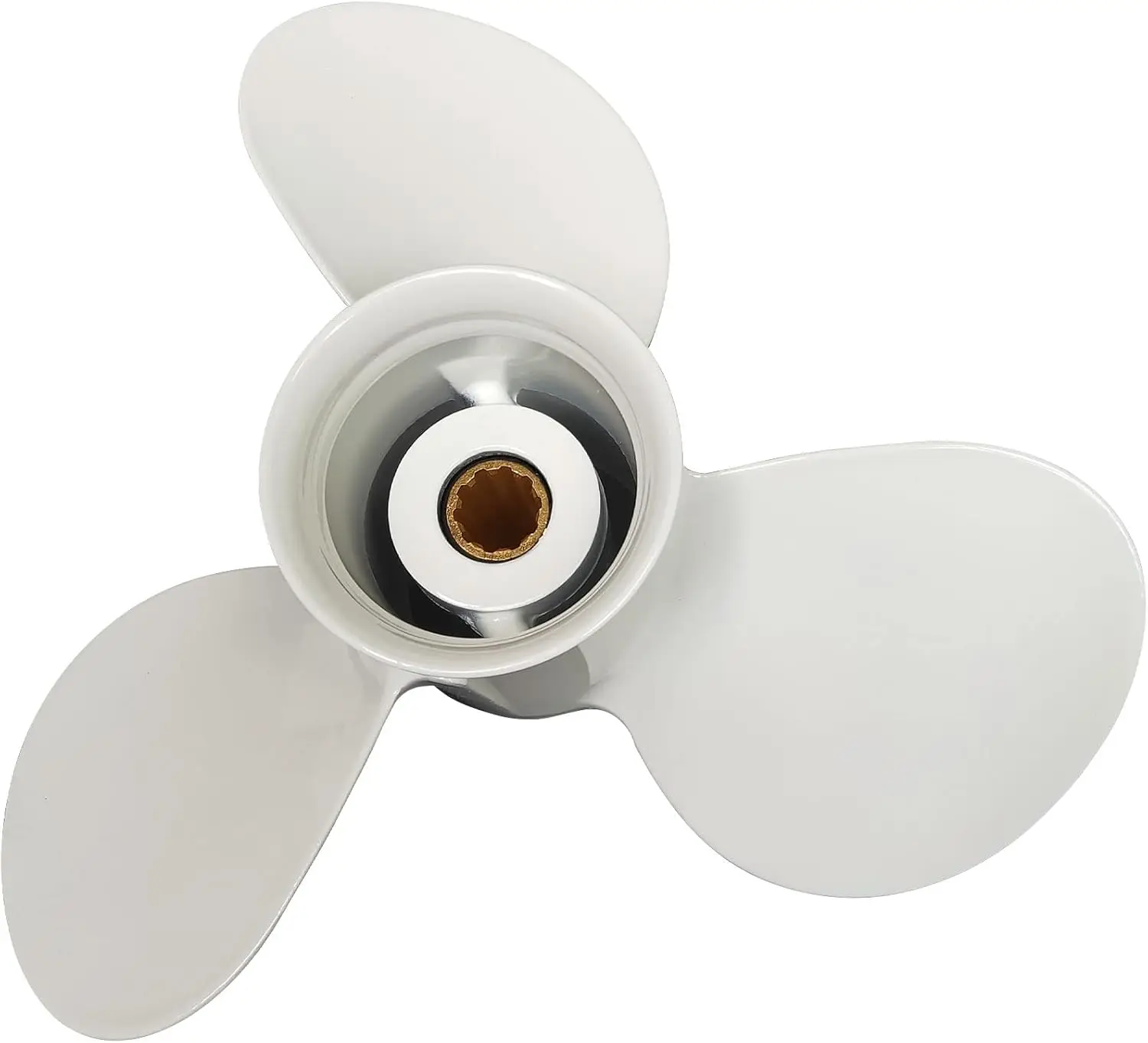 9 7/8x13-F Boat Moto Aluminum Propeller for Yamaha Outboard Engines 20hp 25hp 30hp 664-45949-00-00/EL 10 Spline Tooth
9 7/8x13-F Boat Moto Aluminum Propeller for Yamaha Outboard Engines 20hp 25hp 30hp 664-45949-00-00/EL 10 Spline Tooth