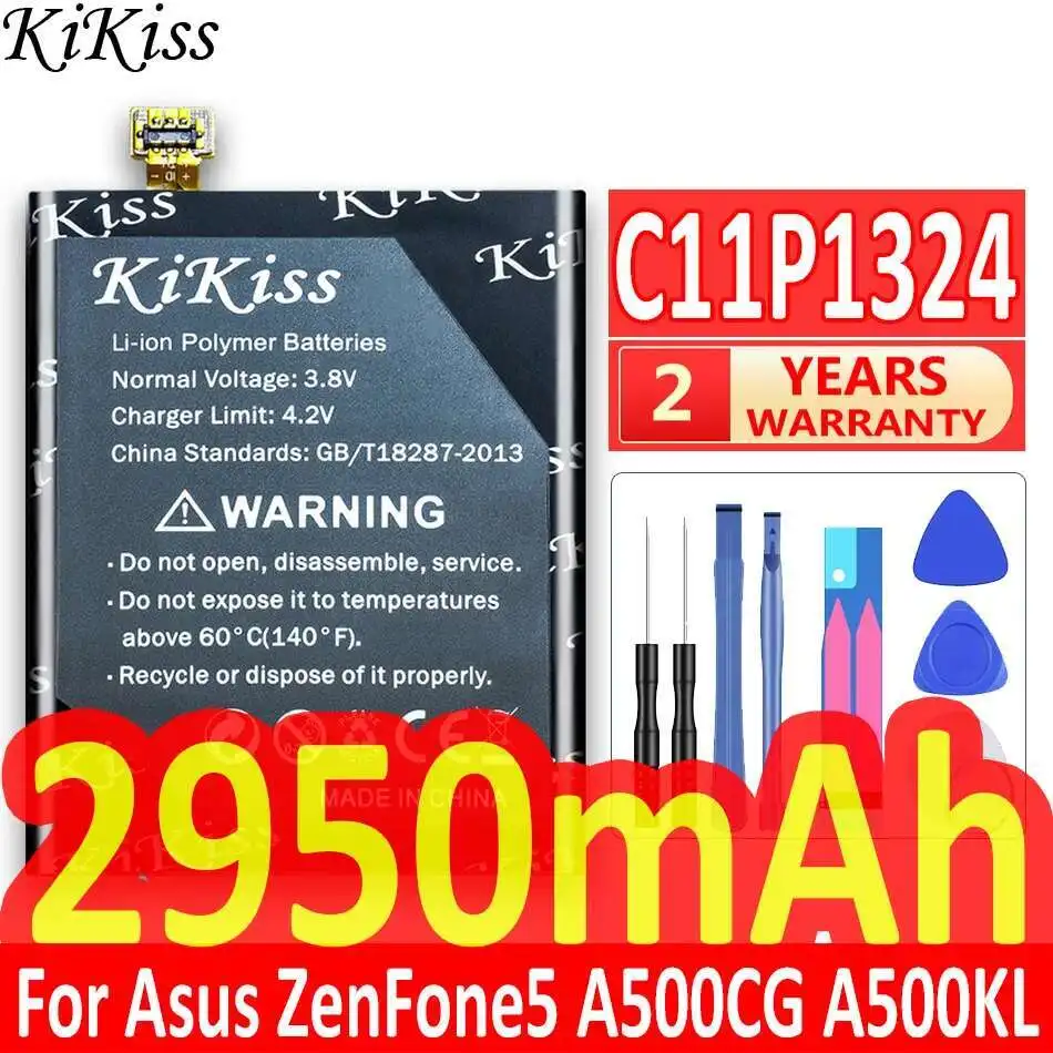 Mobile Phone Battery C11P1324 Without Iron Sheet 2950mAh For Asus Zenfone 5 A500G A500 A500CG A501CG A500KL ZenFone5
Mobile Phone Battery C11P1324 Without Iron Sheet 2950mAh For Asus Zenfone 5 A500G A500 A500CG A501CG A500KL ZenFone5