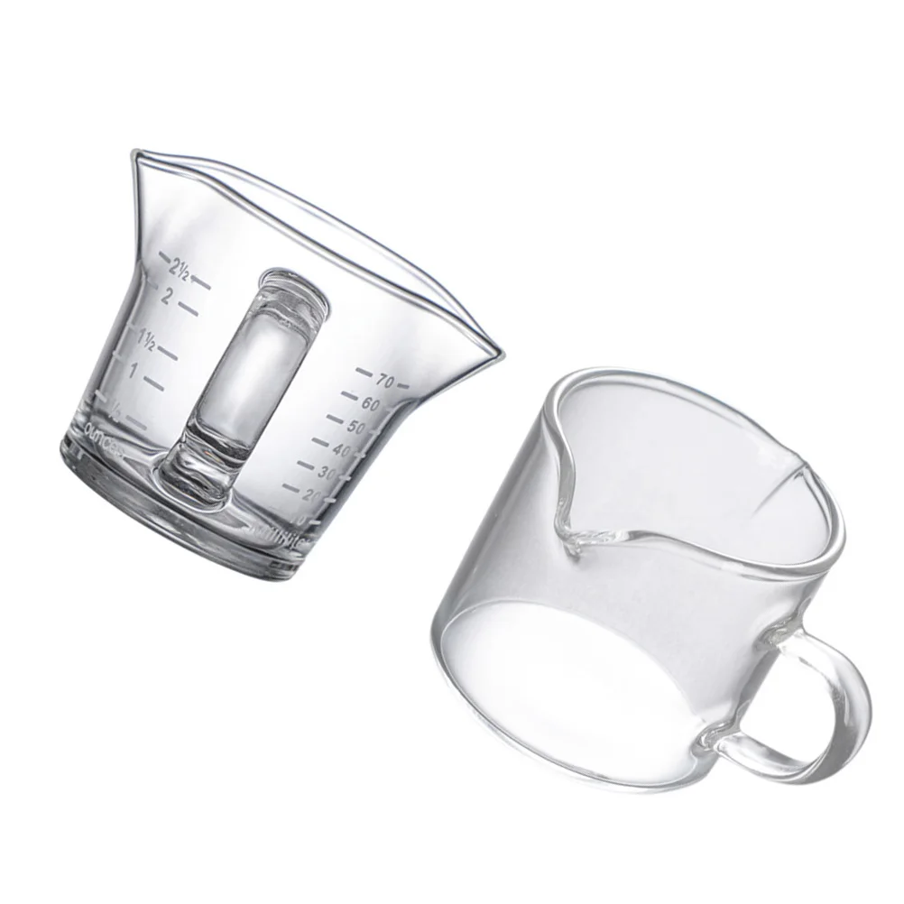 2Pcs Double Mouth Coffee Cup Clear Scale Milk Jug Premium Material Perfect for Coffee Milk Tea Home Restaurant
2Pcs Double Mouth Coffee Cup Clear Scale Milk Jug Premium Material Perfect for Coffee Milk Tea Home Restaurant