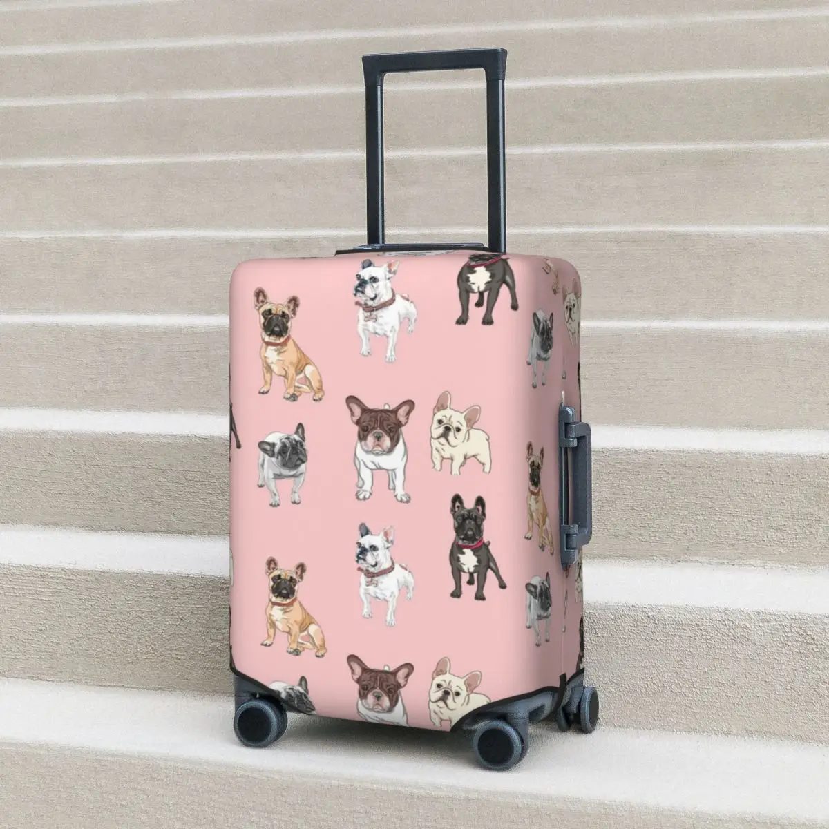 French Bulldog Suitcase Cover Holiday Brown Frenchie Pixel Practical Luggage Case Travel Protection
French Bulldog Suitcase Cover Holiday Brown Frenchie Pixel Practical Luggage Case Travel Protection